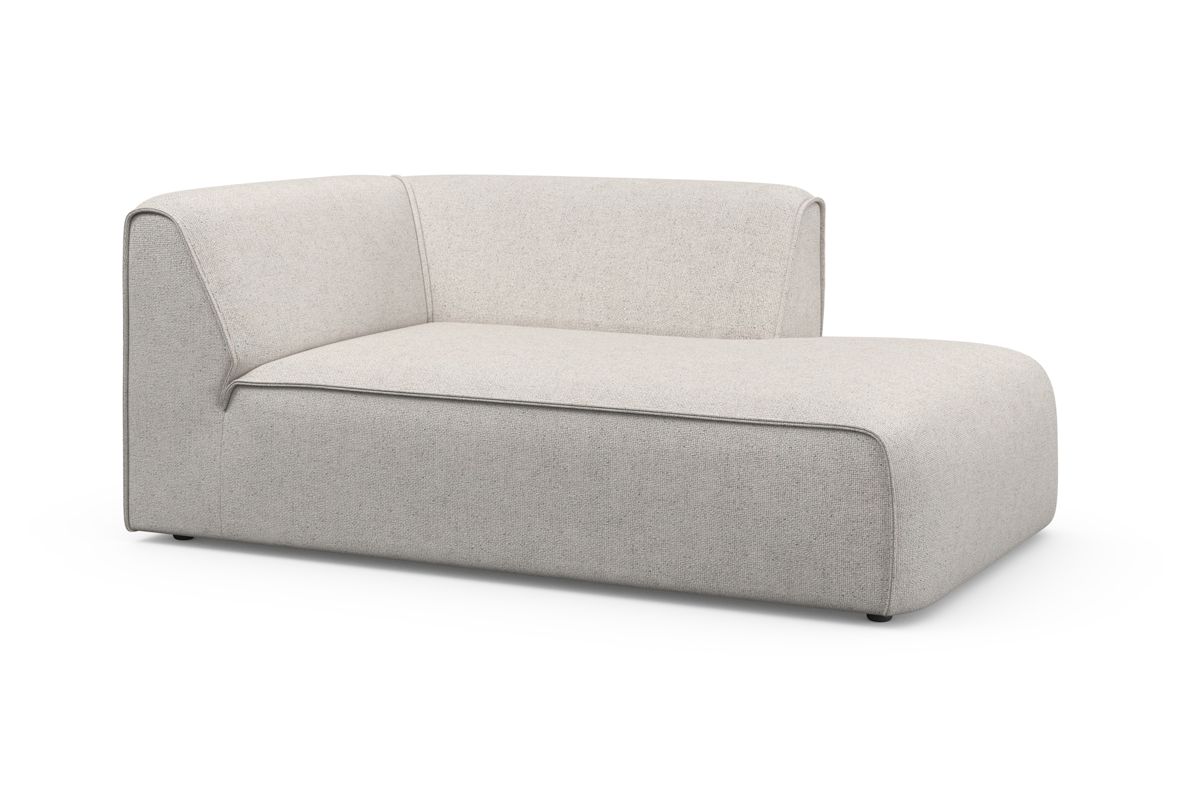RAUM.ID Ottomane »Merid Chaiselongue, Maße B/T/H: 100/162/70 cm«, als Modul oder separat verwendbar, für individuelle Zusammenstellung