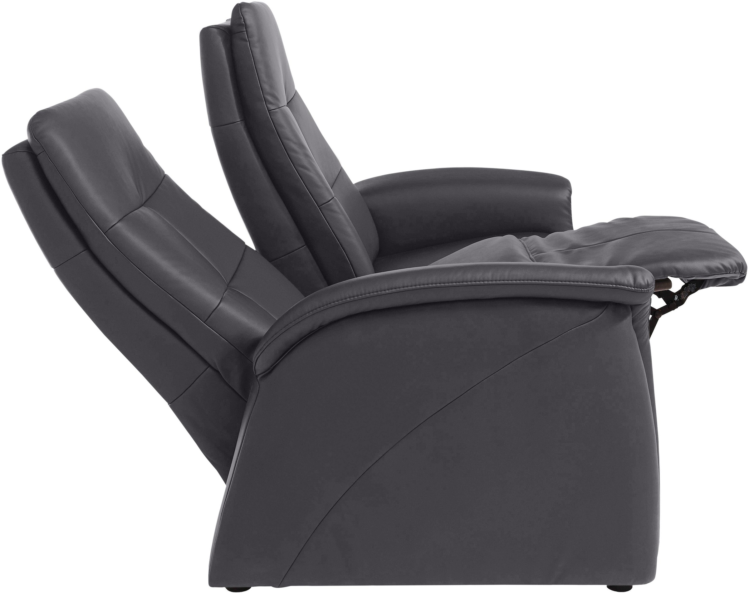 exxpo - sofa fashion Sofa »Tivoli, Kinosofa, bequem und komfortabel durch die Relaxfunktion«, (2-sitzig), schmale Armlehnen