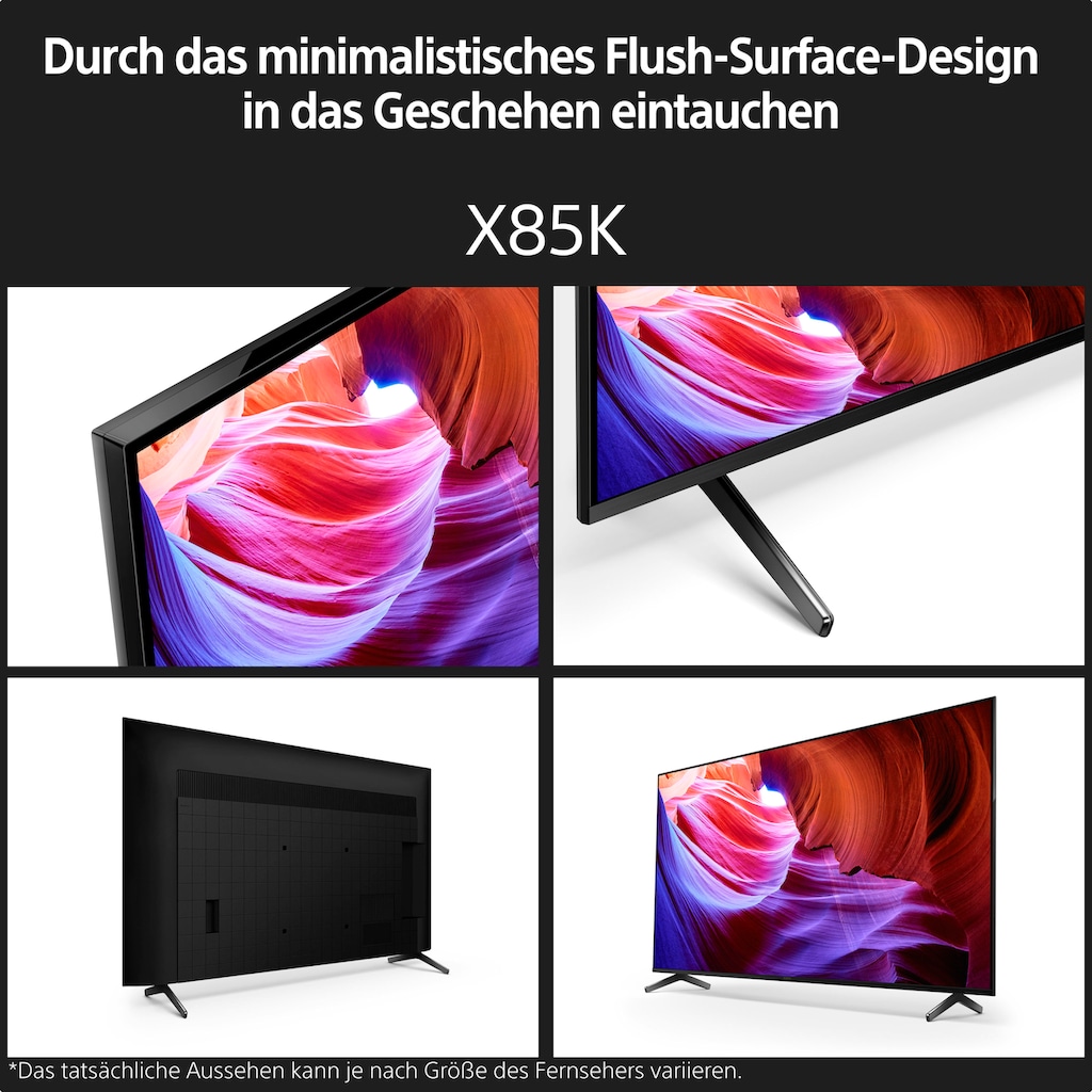 Sony LCD-LED Fernseher »KD-75X85K«, 189 cm/75 Zoll, 4K Ultra HD, Smart-TV-Google TV, High Dynamic Range (HDR), 2022 Modell