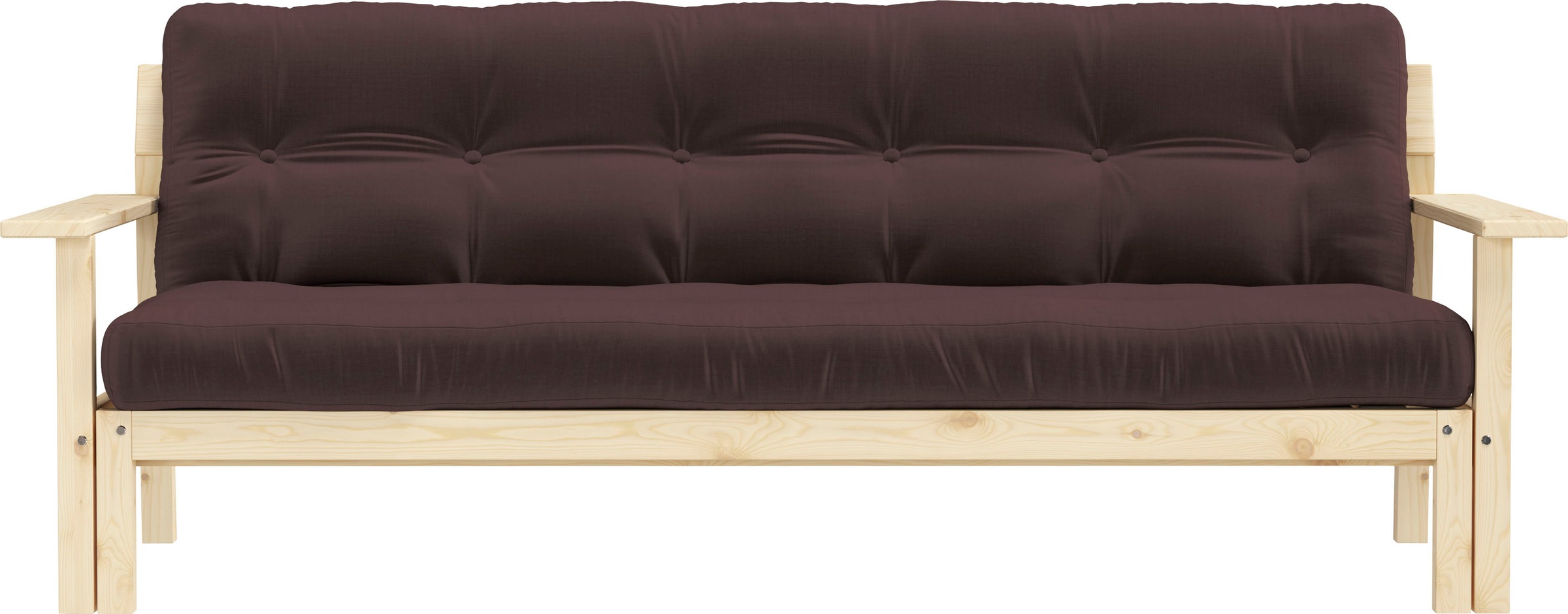 Karup Design Schlafsofa »Unwind«, Mit Holzstruktur, inkl. Futonmatratze, Liegefläche 130x190 cm