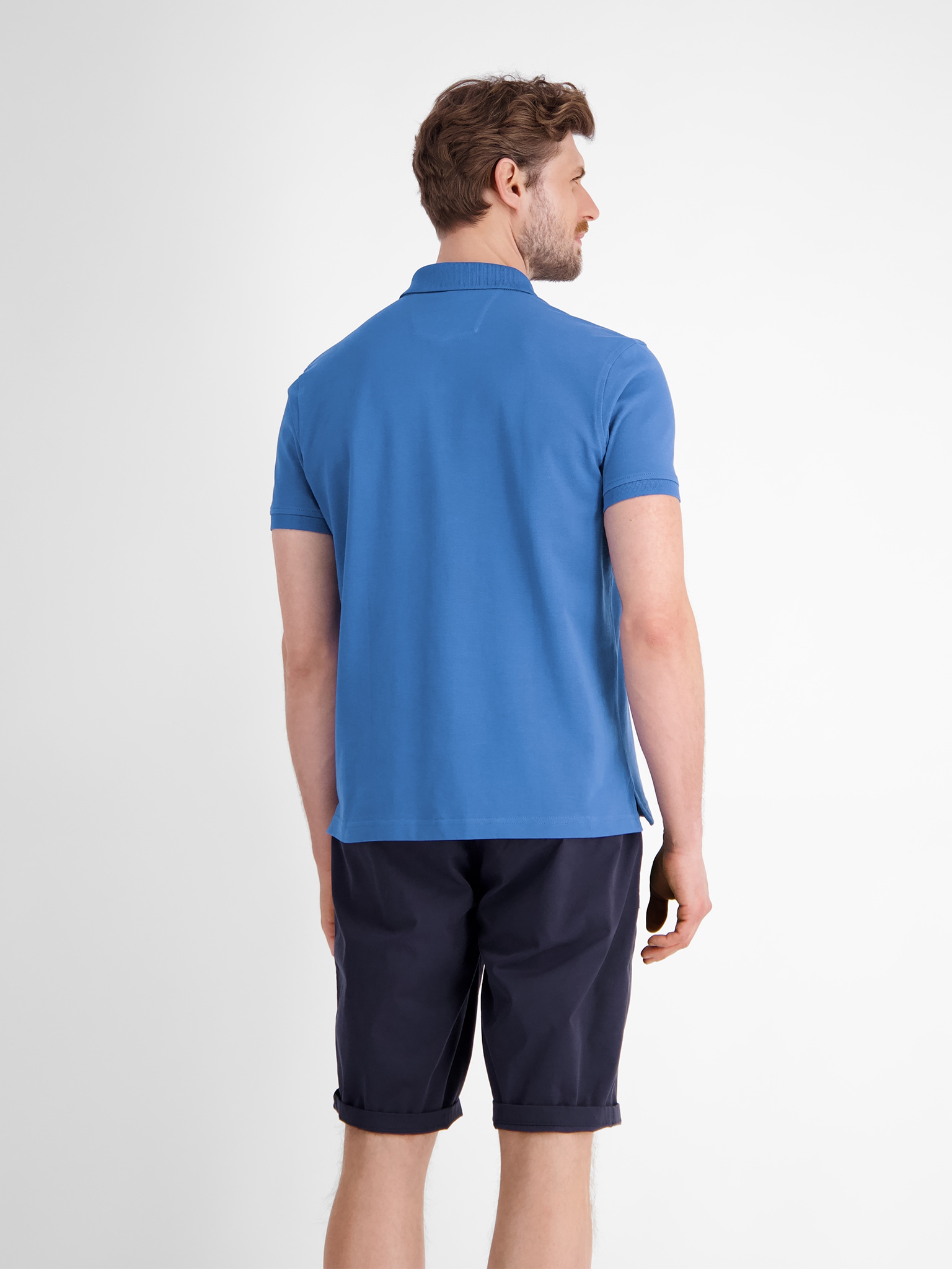 LERROS Kurzarmshirt, mit Logostickerei auf der Brust