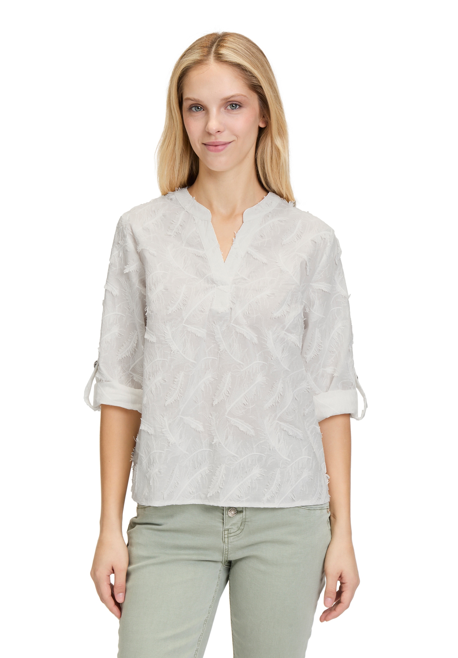 Cartoon Klassische Bluse »Casual-Bluse mit Stickerei«