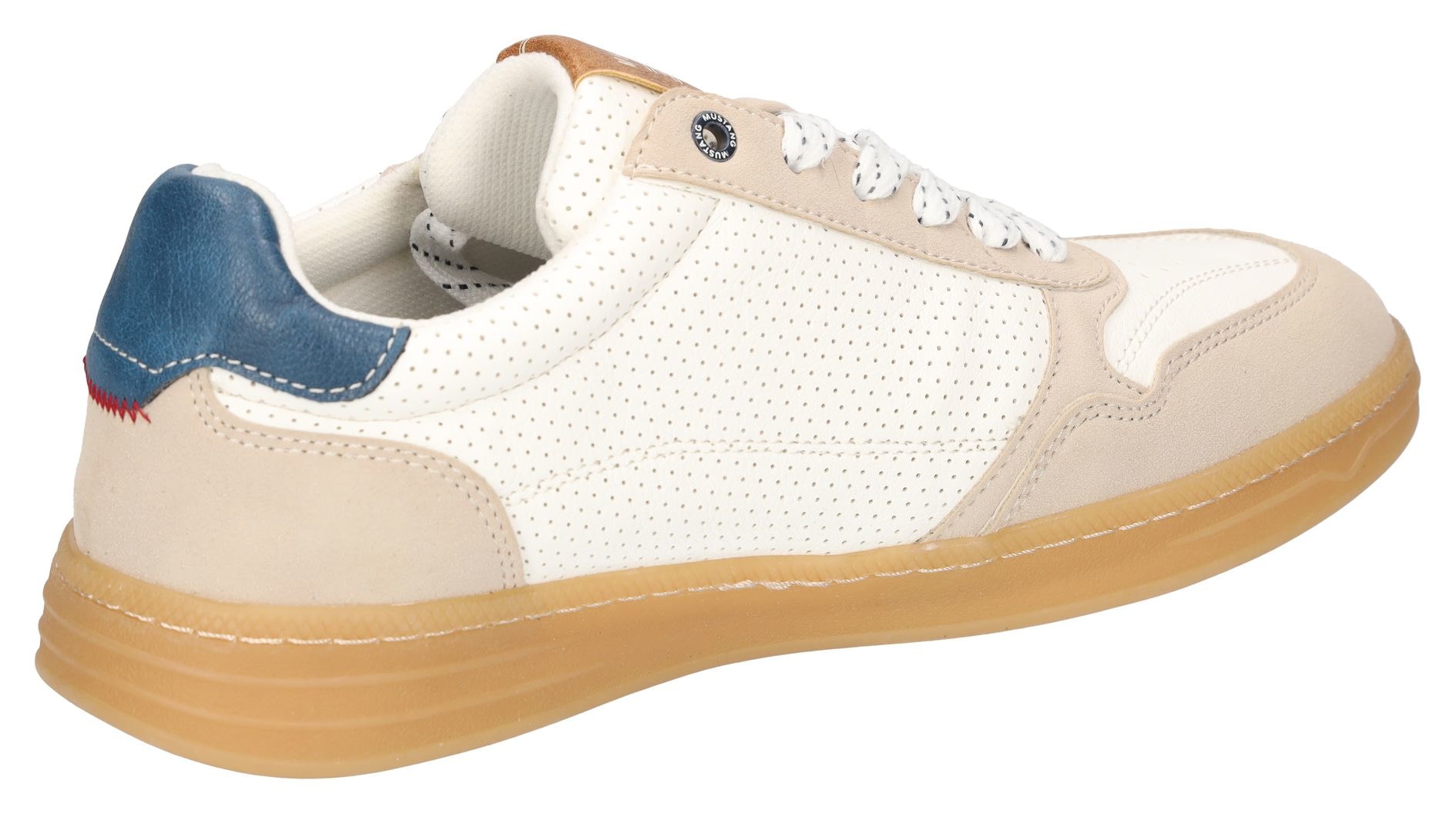 Mustang Shoes Sneaker, Retro Sneaker, Schnürschuh mit Außenreißverschluss