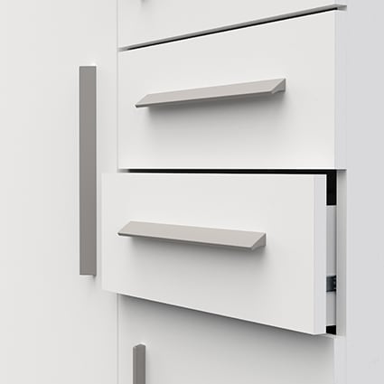 INOSIGN Kleiderschrank »Carmel, Wäscheschrank, Kinderkleiderschrank«, (B/H/ T ca. 90x190cmx50cm), Schubladen in komfortabler Höhe, Made in France, Stauraum