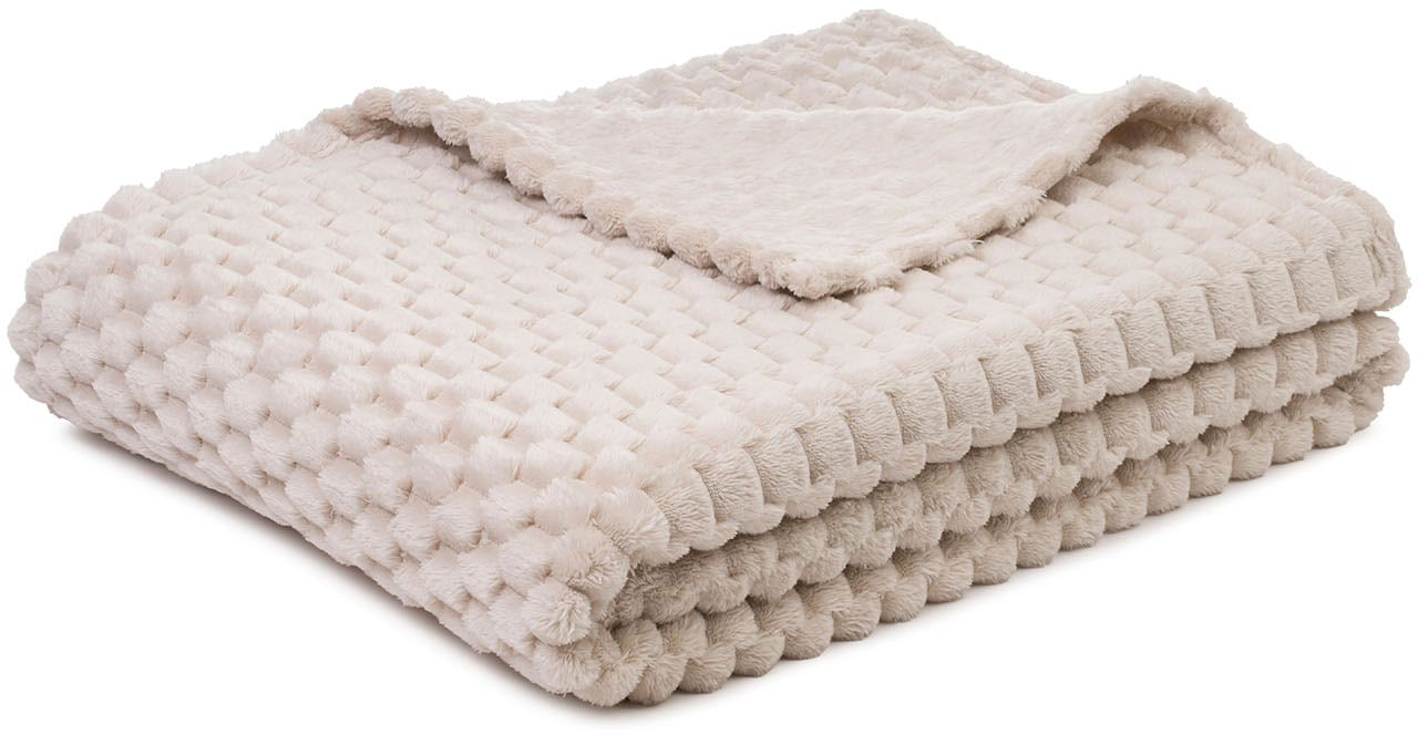 Gözze Wohndecke »Decke 3D - Bubbles« Jacquard gewebte Decke in 3D Optik