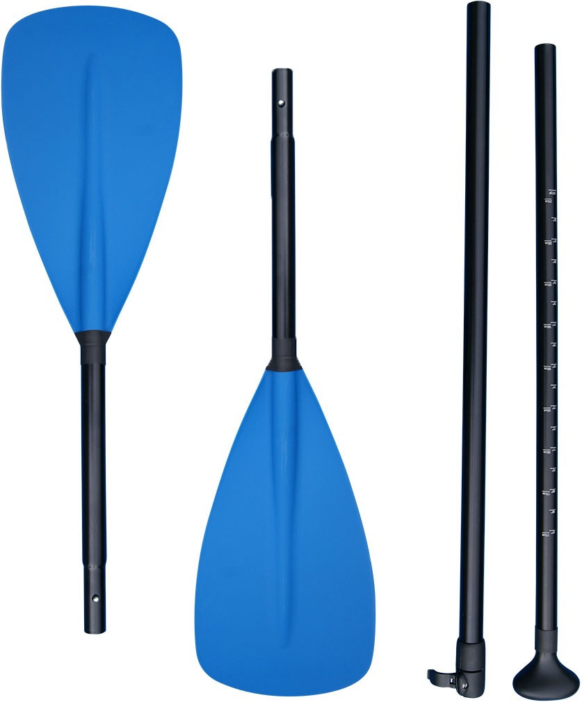 EXPLORER SUP-Board »Ocean 10‘8“ Aufblasbares Stand Up Paddle Set (325x84x15cm)«, (Set, 8 tlg., incl. Zubehör, Kajaksitz, Fußschlaufe)