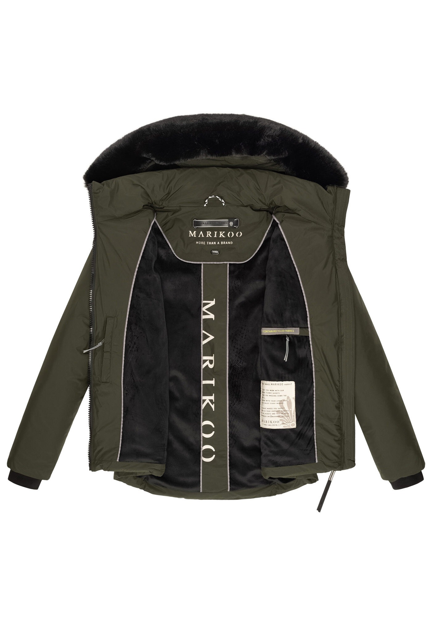 Marikoo Winterjacke »Marikoo Morinaa Damen Winterjacke N005«