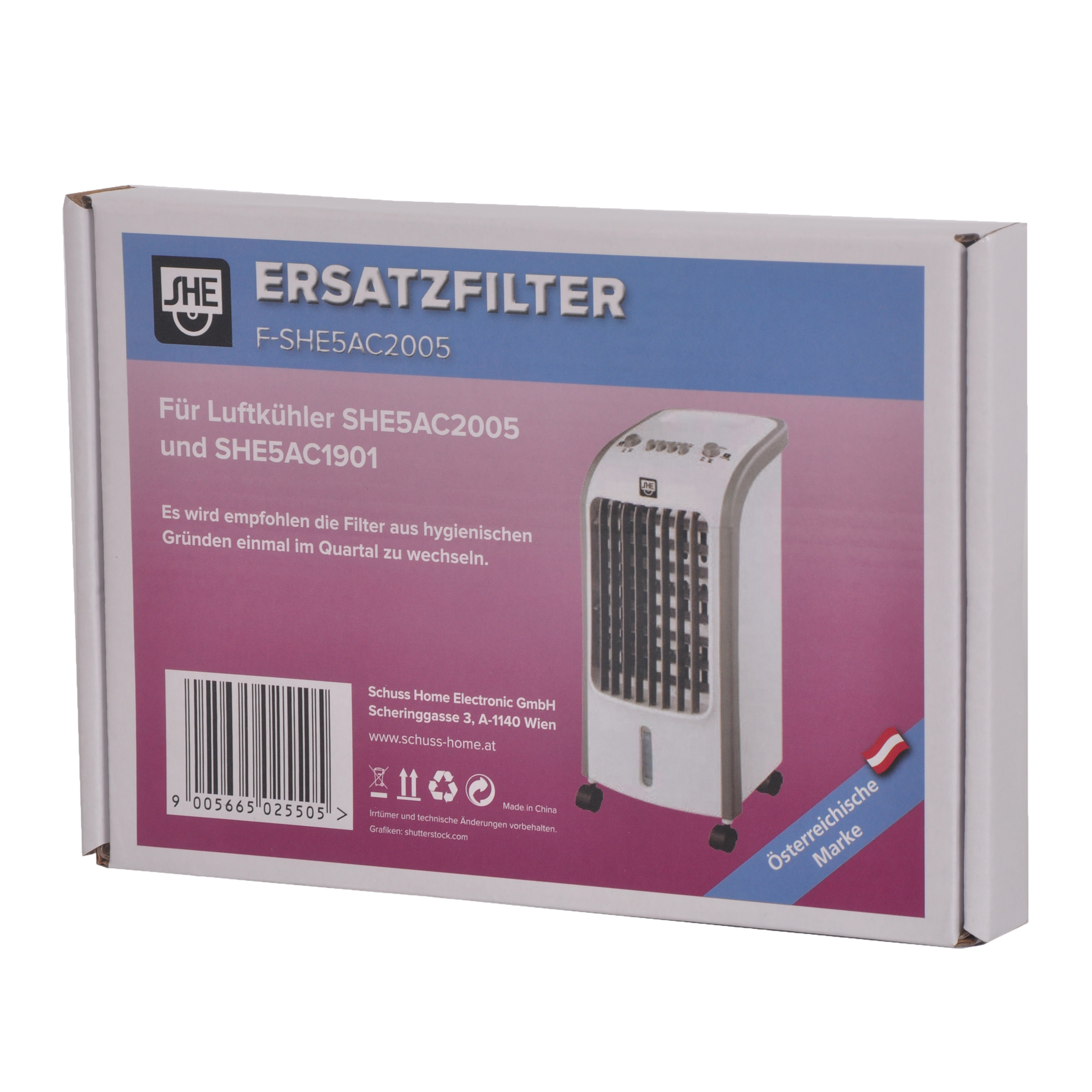 SHE Ersatzfilter »F-SHE5AC2005«