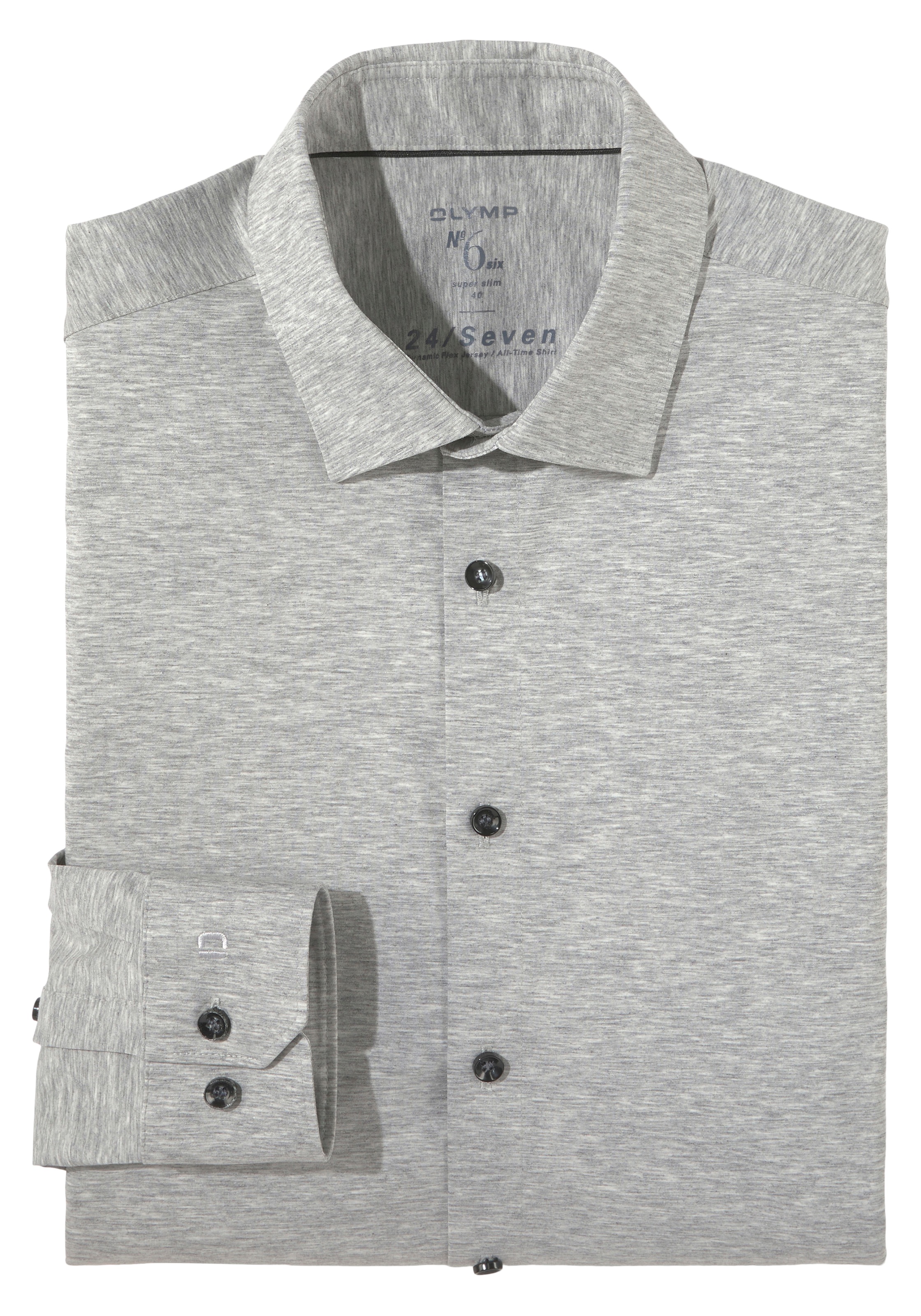 OLYMP Businesshemd »No. Six 24/Seven super slim«, in bequemer Jersey-Qualität