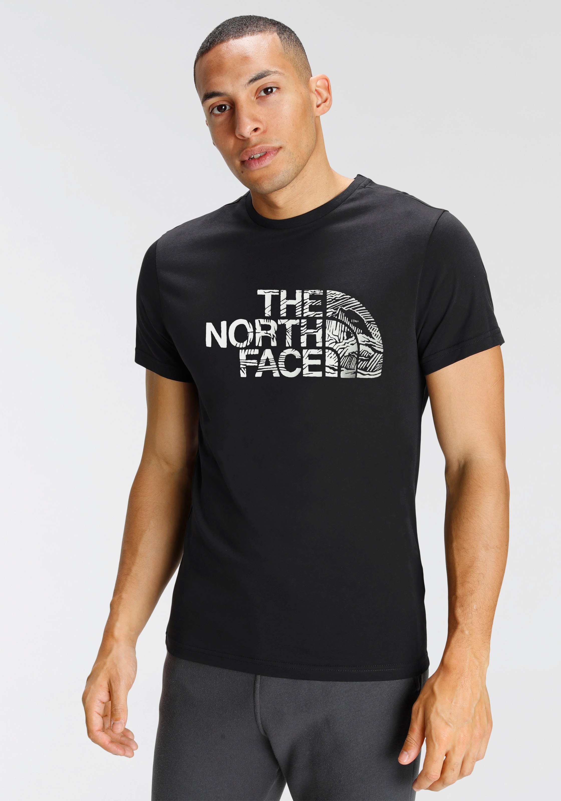 The North Face T-Shirt »M S/S WOODCUT DOME TEE-EU«