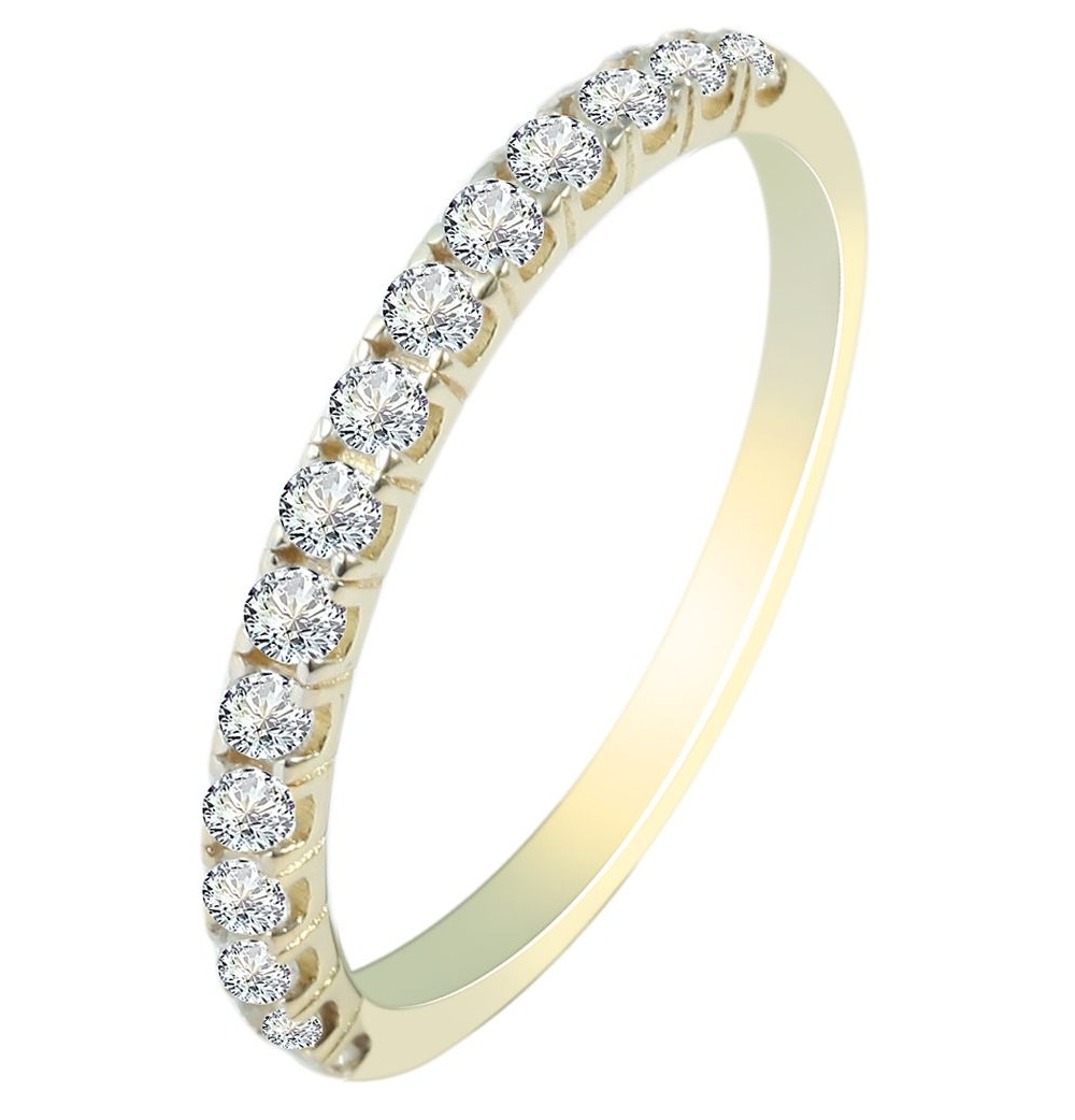 Adelia´s Fingerring »Adelia's Damen Ring aus 333 Gold mit Zirkonia«