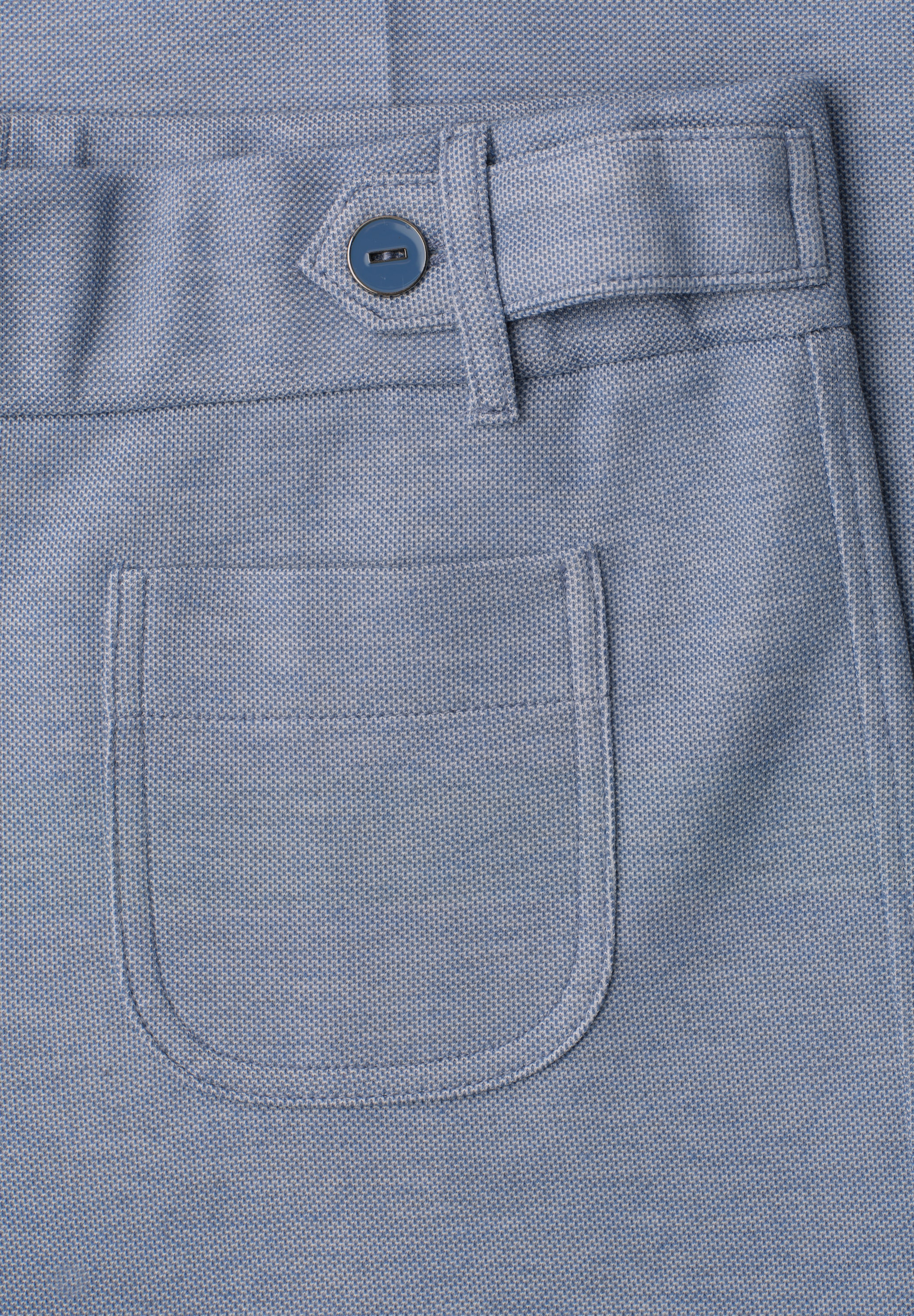 STREET ONE Stoffhose  Wide Leg Hose mit Knopf-Details