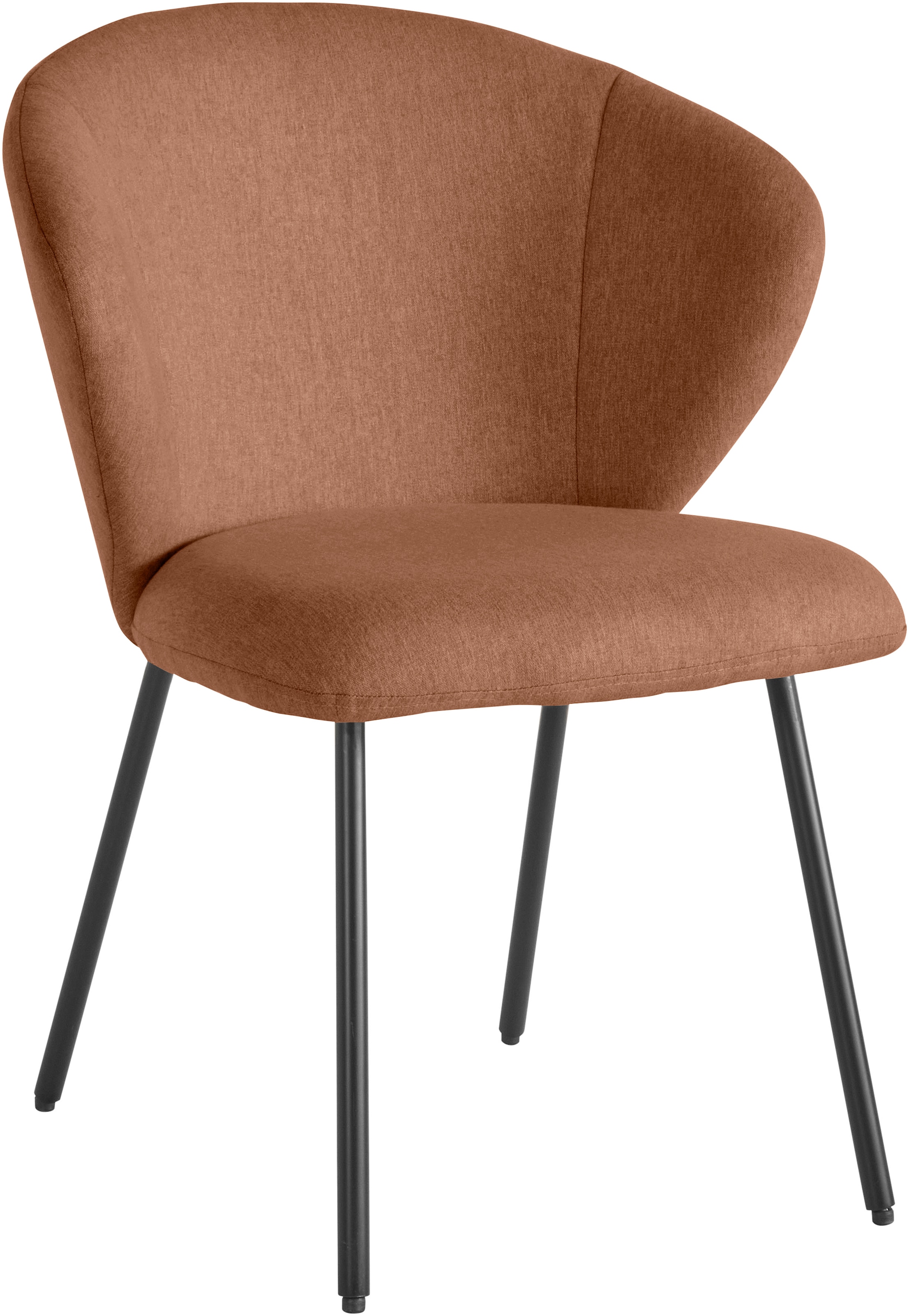 LeGer Home by Lena Gercke Esszimmerstuhl »Galilea«, (Set), 2 St., Struktur, mit elegantem Strukturstoffbezug und stabilem Metallfuß