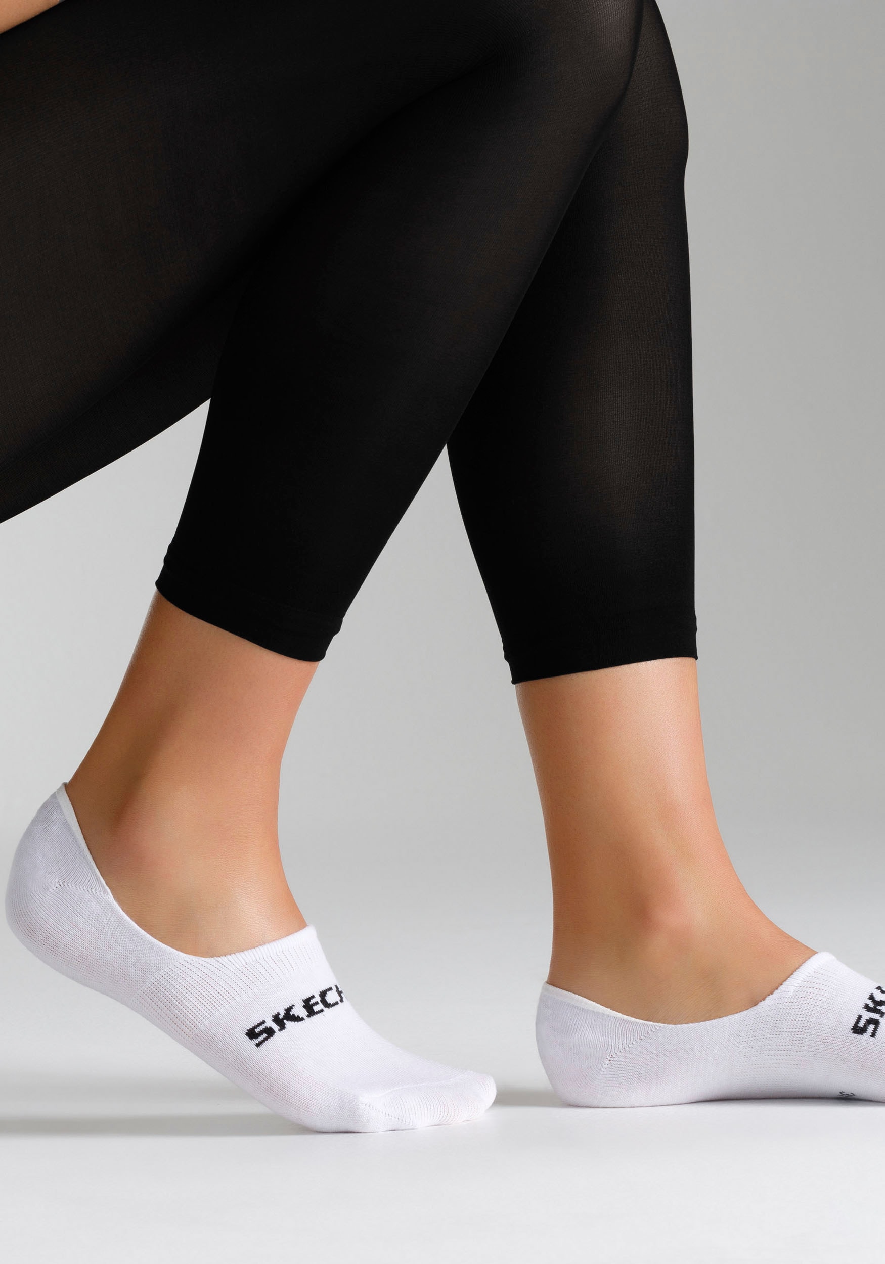 Skechers Füßlinge »mesh ventilation«, (6er Pack), mit weichem Bund