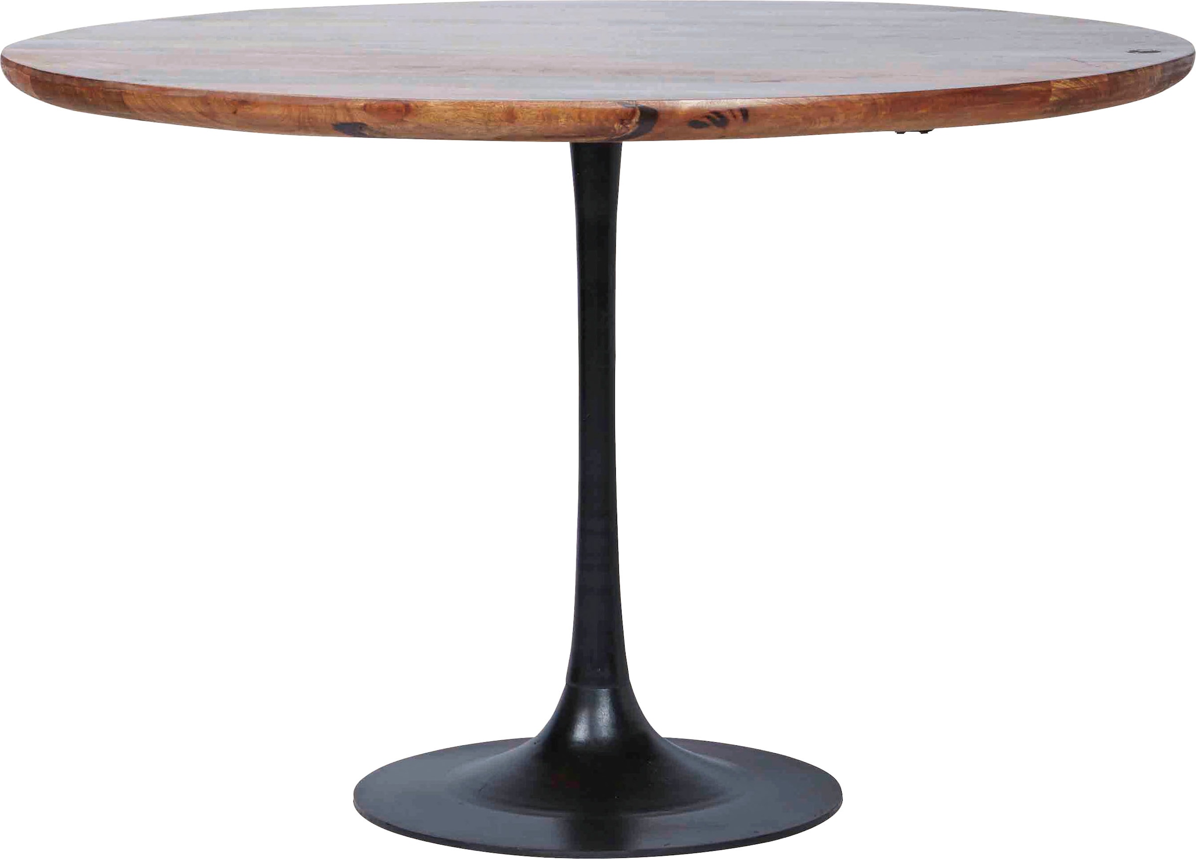 TOM TAILOR HOME Esstisch »T-MODERN TABLE ROUND«, aus Mangoholz, Knopfdetail, Moderne Eleganz durch abgerundete Kante