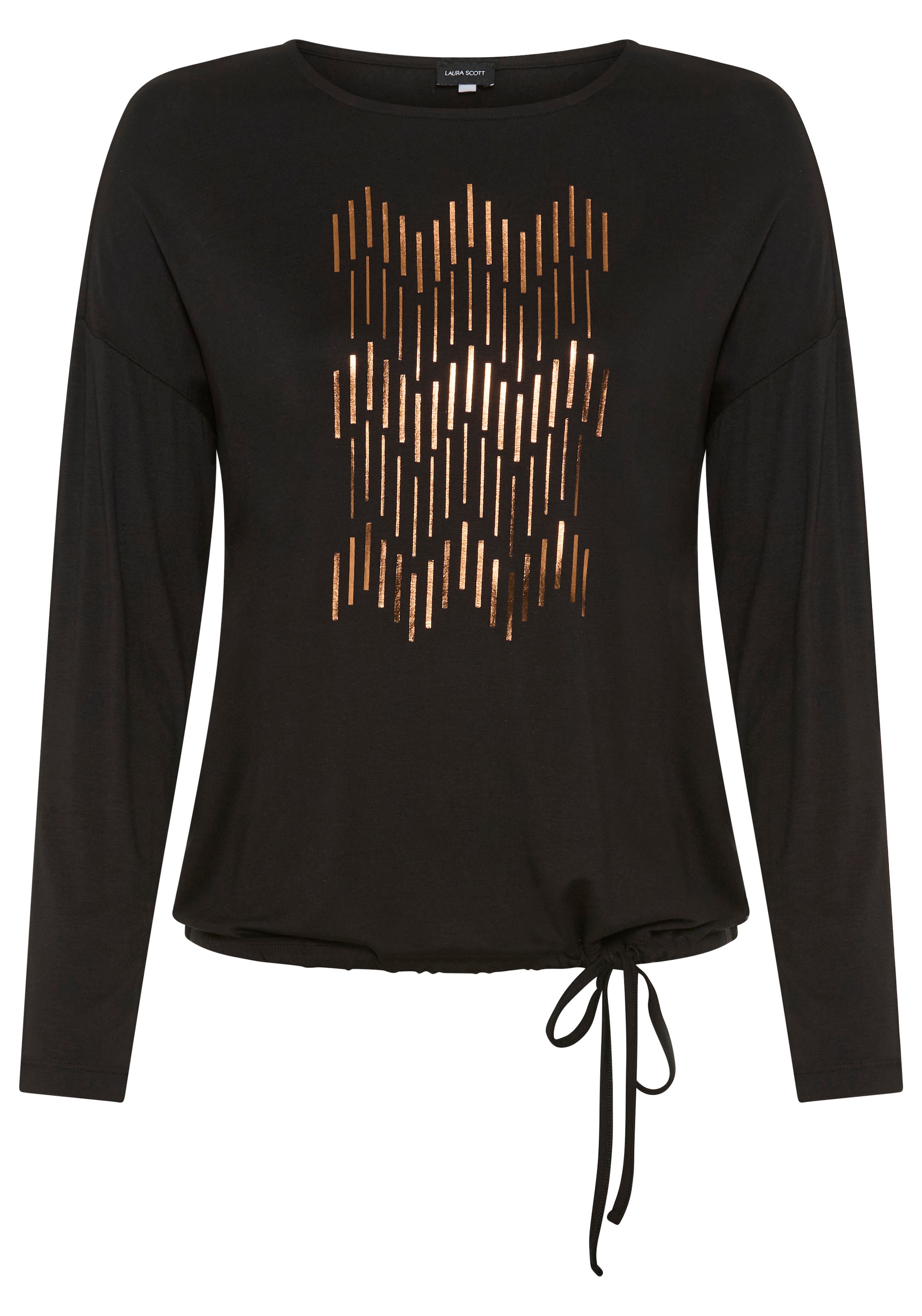 Laura Scott Longsleeve mit grafischem Folien-Druck - NEUE KOLLEKTION