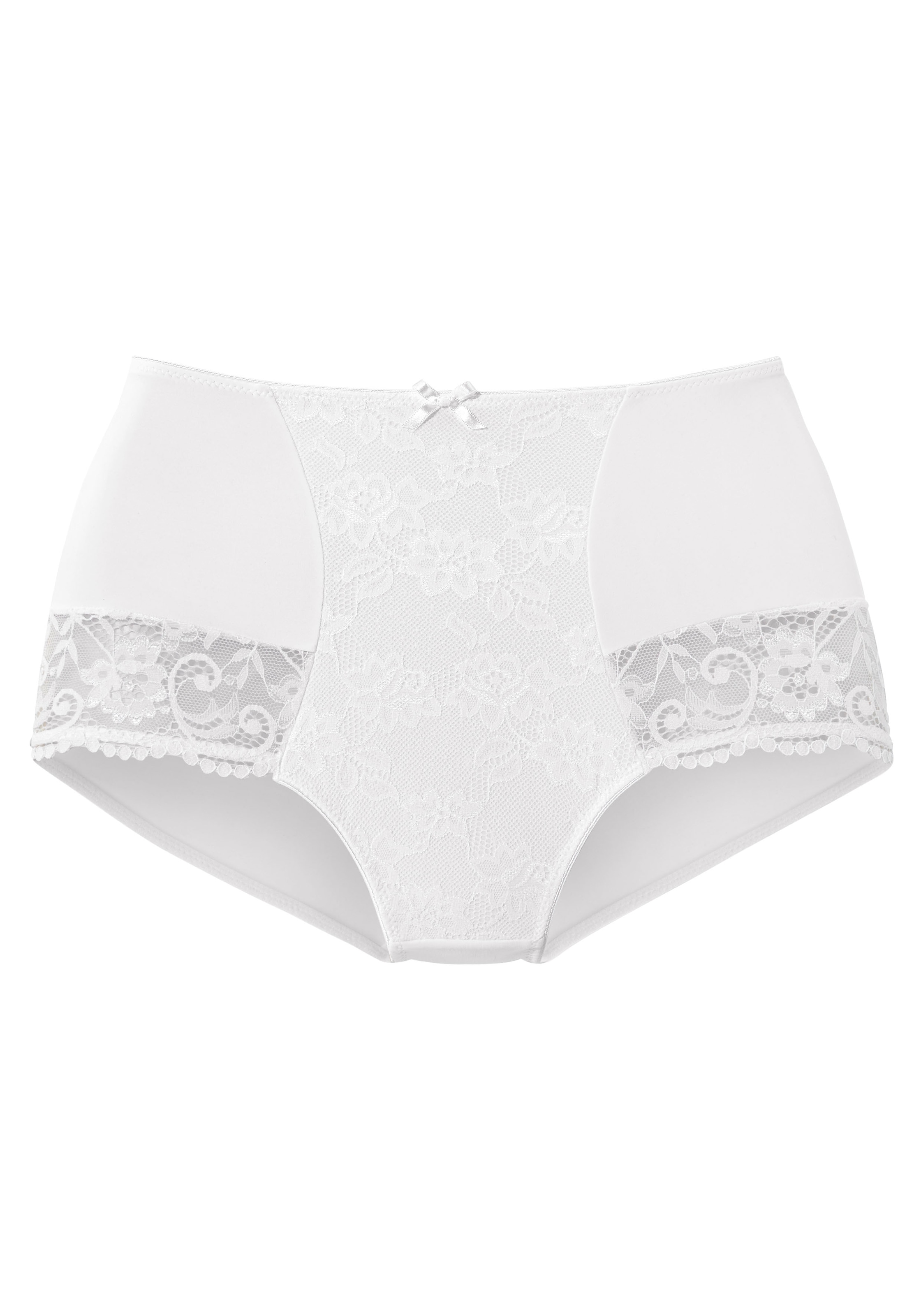 Nuance by Lascana High-Waist-Panty mit Spitzeneinsätzen