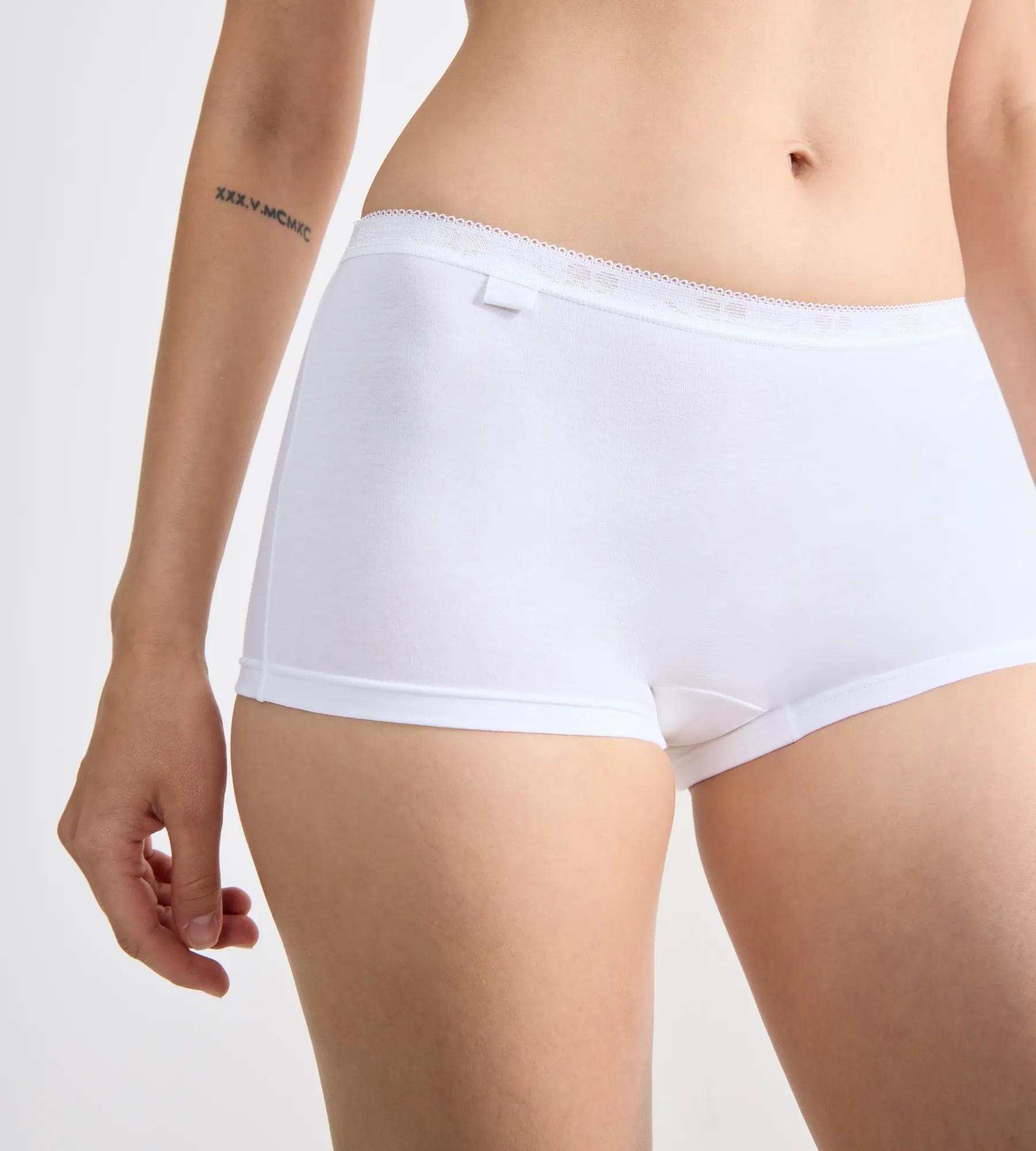 sloggi Panty »Basic+ Short« Cotton-Mix, sportiver-Look