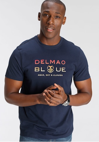 DELMAO T-Shirt, mit modischem Brustprint - NEUE MARKE! kaufen