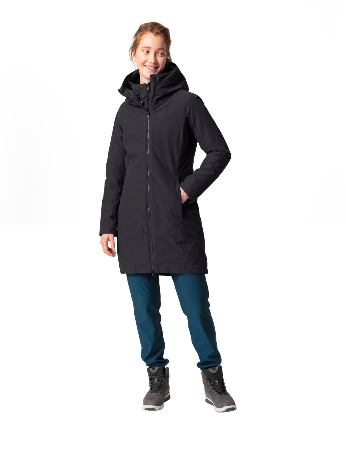 VAUDE 3-in-1-Funktionsparka »WOMEN'S ANNECY 3IN1 COAT III« 2 Stk. tlg. mit Kapuze mit Daunen- und Federfüllung, wasserdicht und winddicht