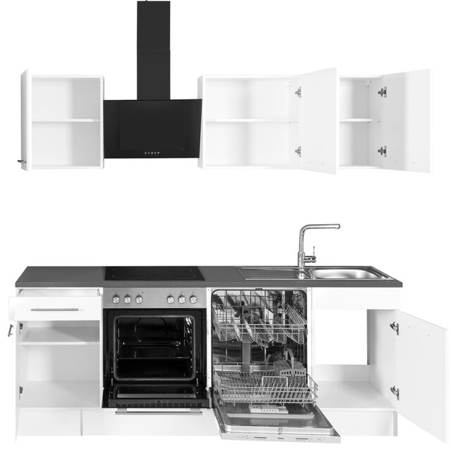 wiho Küchen Küchenzeile »Ela«, Breite 220 cm, Soft-Close-Funktion, höhenverstellbare  Füße kaufen bei OTTO