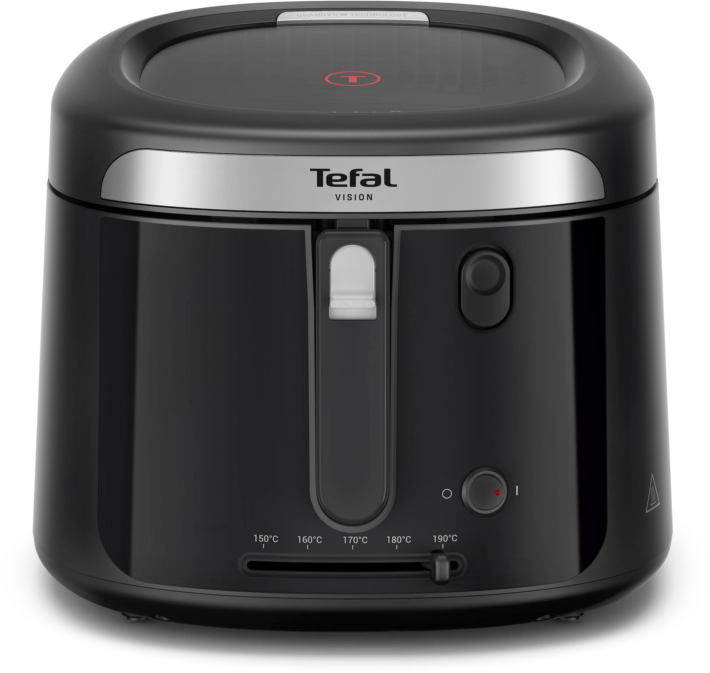 Tefal Fritteuse »Vision« 1900 W Fassungsvermögen 2,1 l extragroßes Sichtfenster für bessere Sicht, einfache Reinigung, FF2528