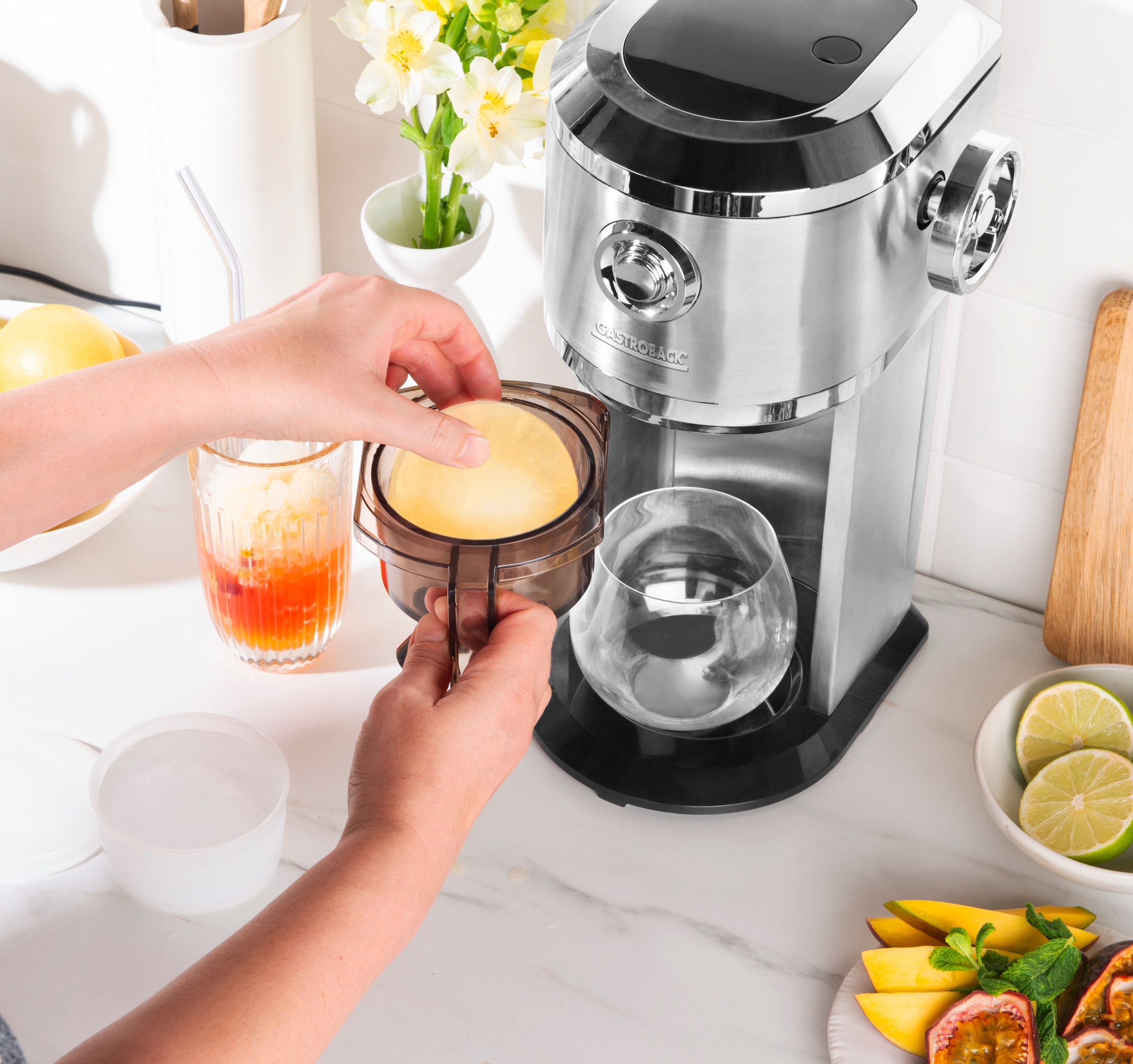 Gastroback Eismaschine »42905, Design Ice Shaver Slushy & Ice Cream« 35 W