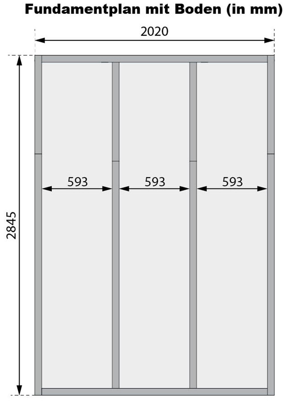 Karibu Gerätehaus »Argonium 2,5«