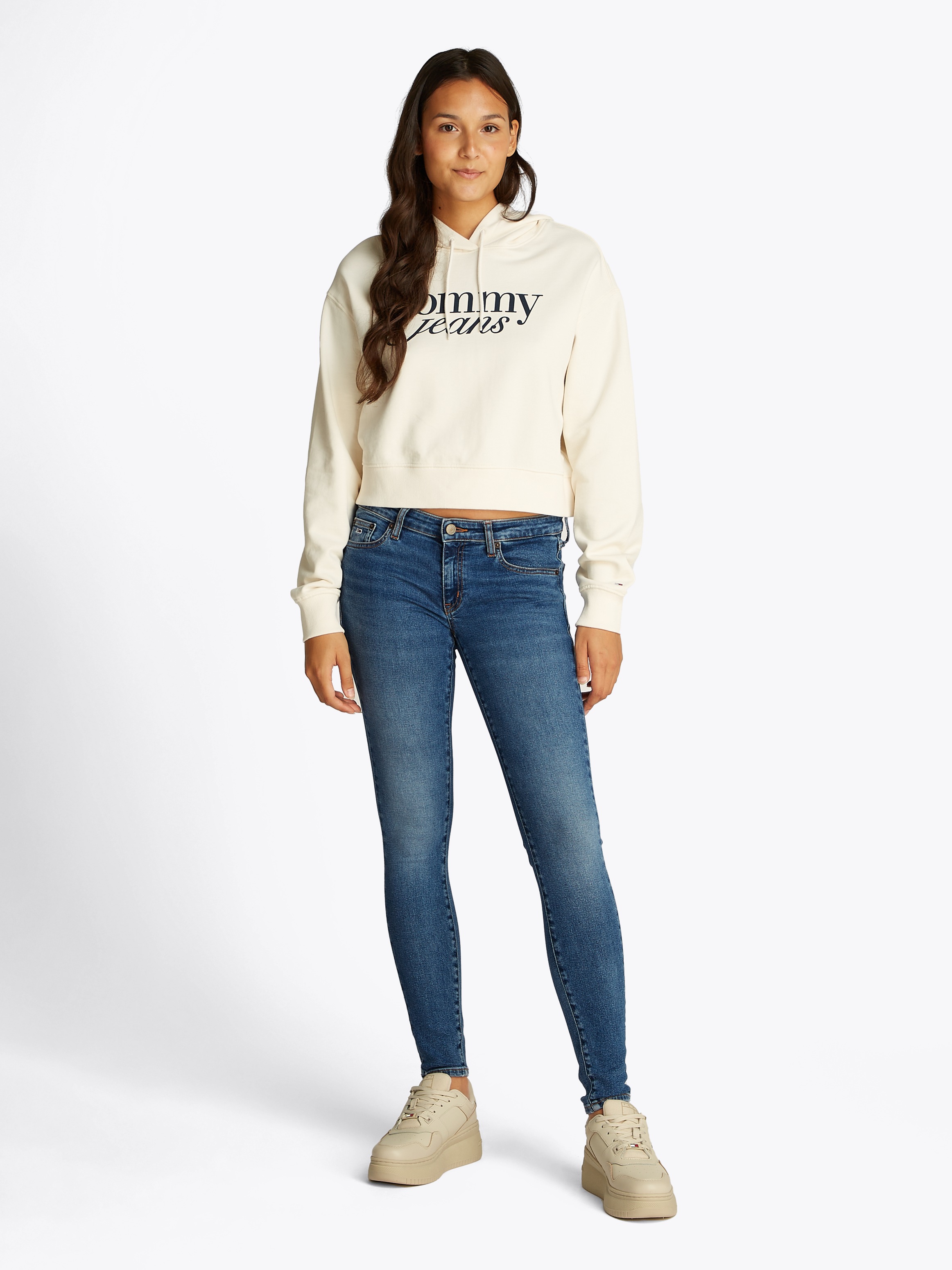 Tommy Jeans Skinny-fit-Jeans »SOPHIE LW SKN«, mit Logo-Badge, in Knöchellänge