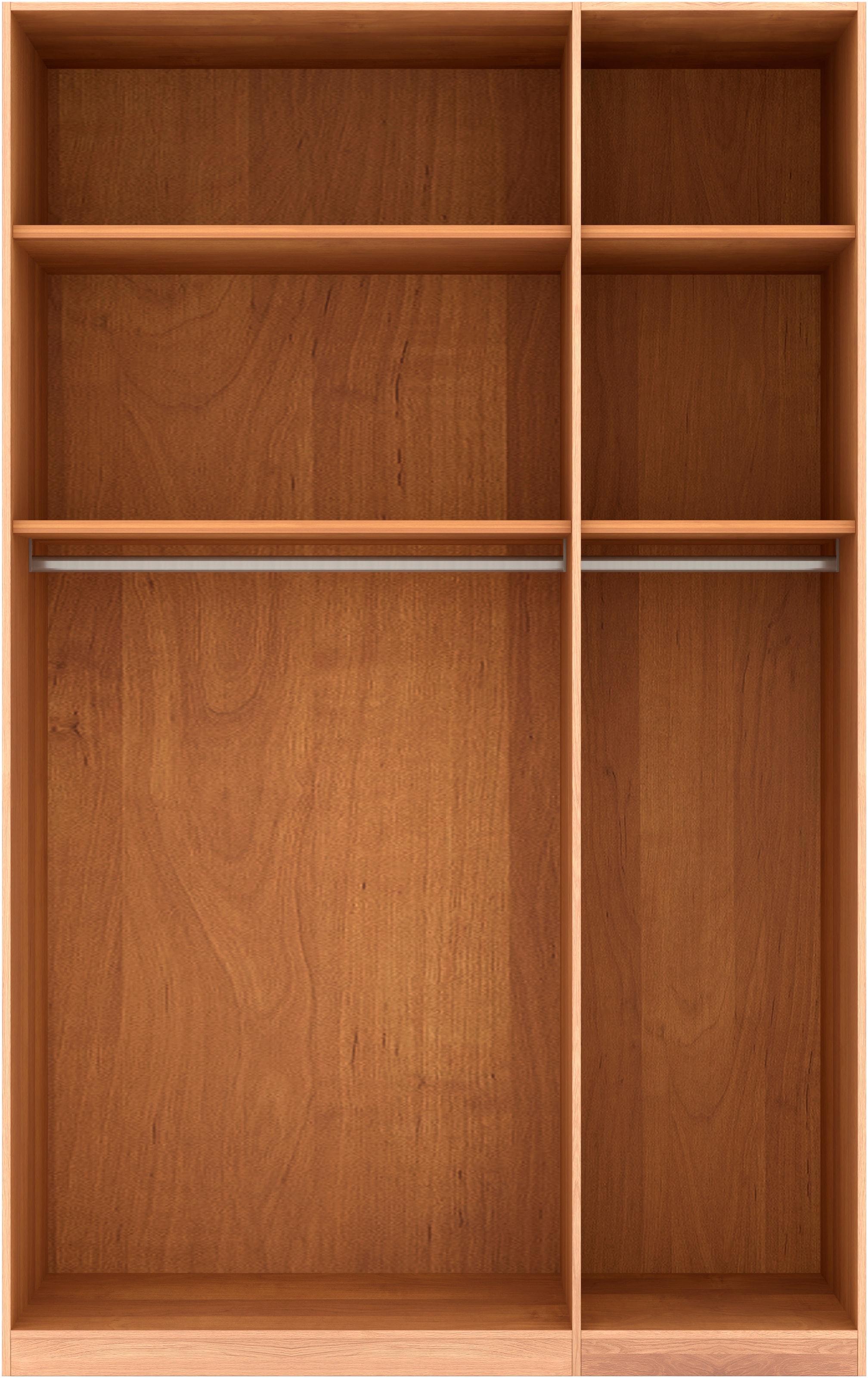 Musterring Drehtürenschrank »Sorrent, Kleiderschrank, teilmassiv Eiche«, (mit Türdämpfern, in 5 Breiten & 2 Höhen, extra Böden, MADE IN GERMANY), Türen in Eiche massiv mit Absetzung in Schiefer, verschiedene Maße