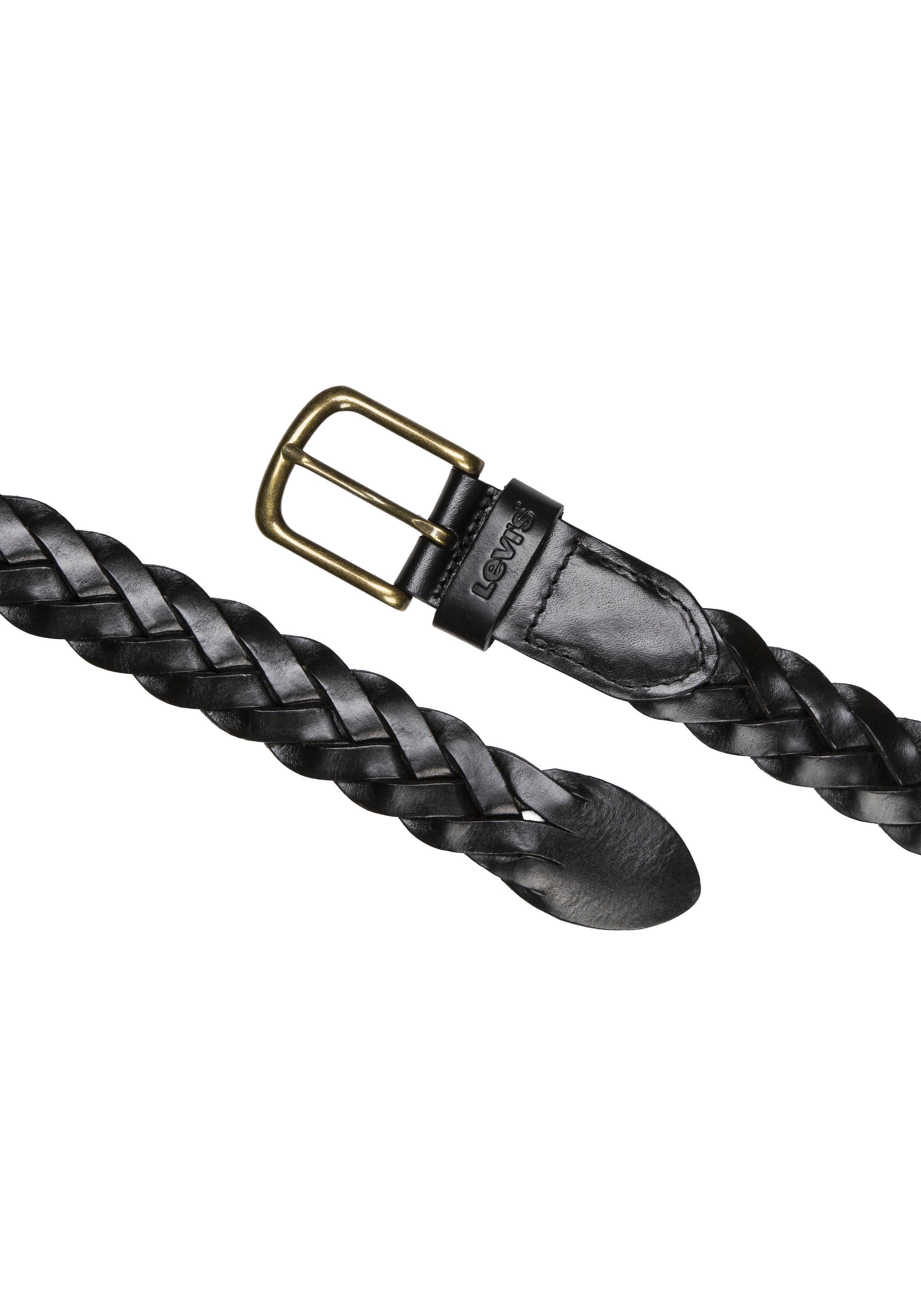 Levi's® Ledergürtel »LEATHER BRAID« Unisex