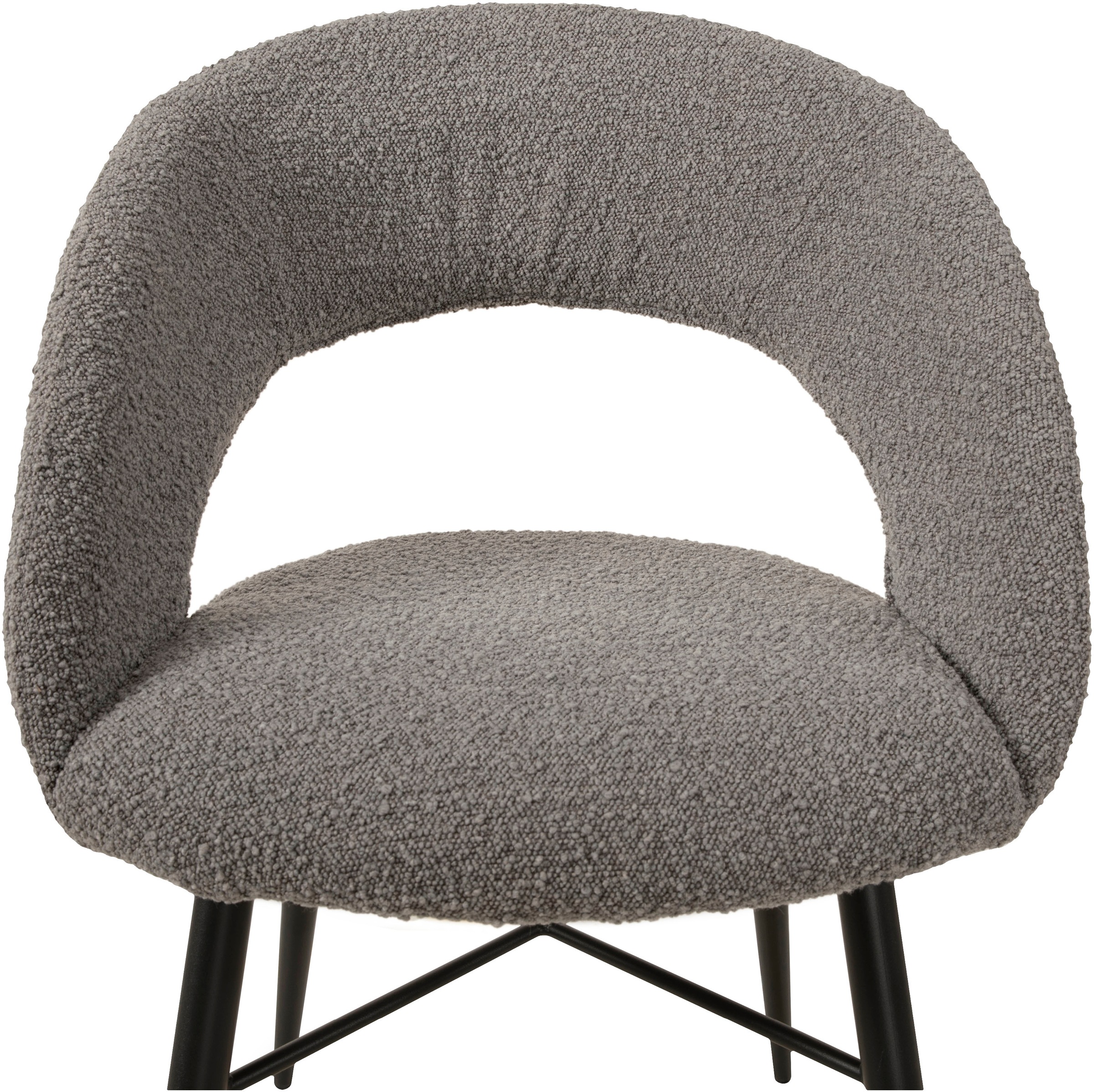 OMG Design Esszimmerstuhl »Marley«, (Set), 1 St., Stoff, mit modernem Cut-Out, Bouclé Bezug