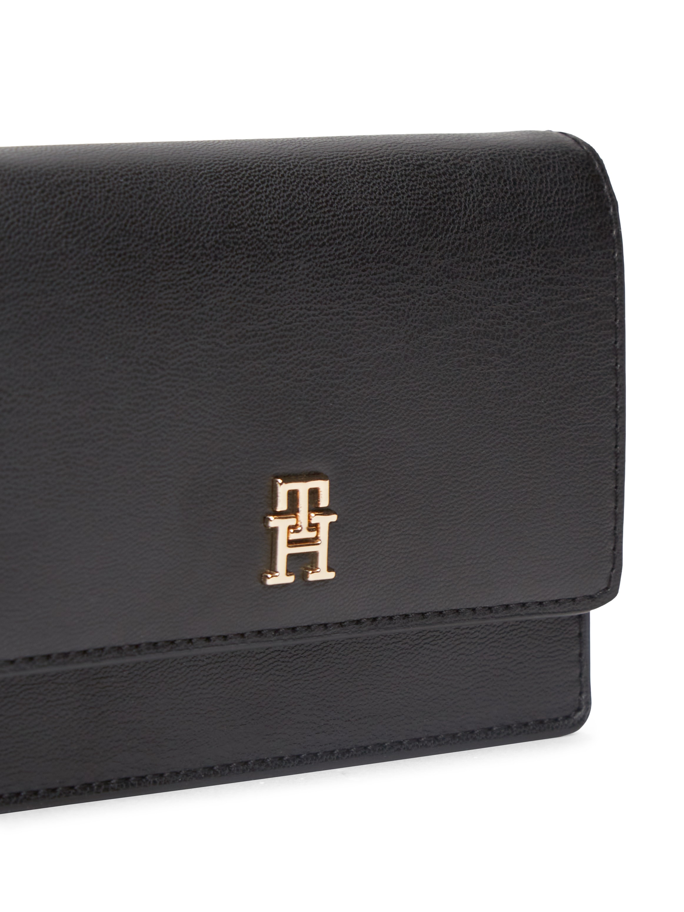 Tommy Hilfiger Kartenetui »TH ICON CARD HOLDER W/CHAIN« , Damen Geldbeutel, Portemonnaie, Minibag mit TH-Logoemblem
