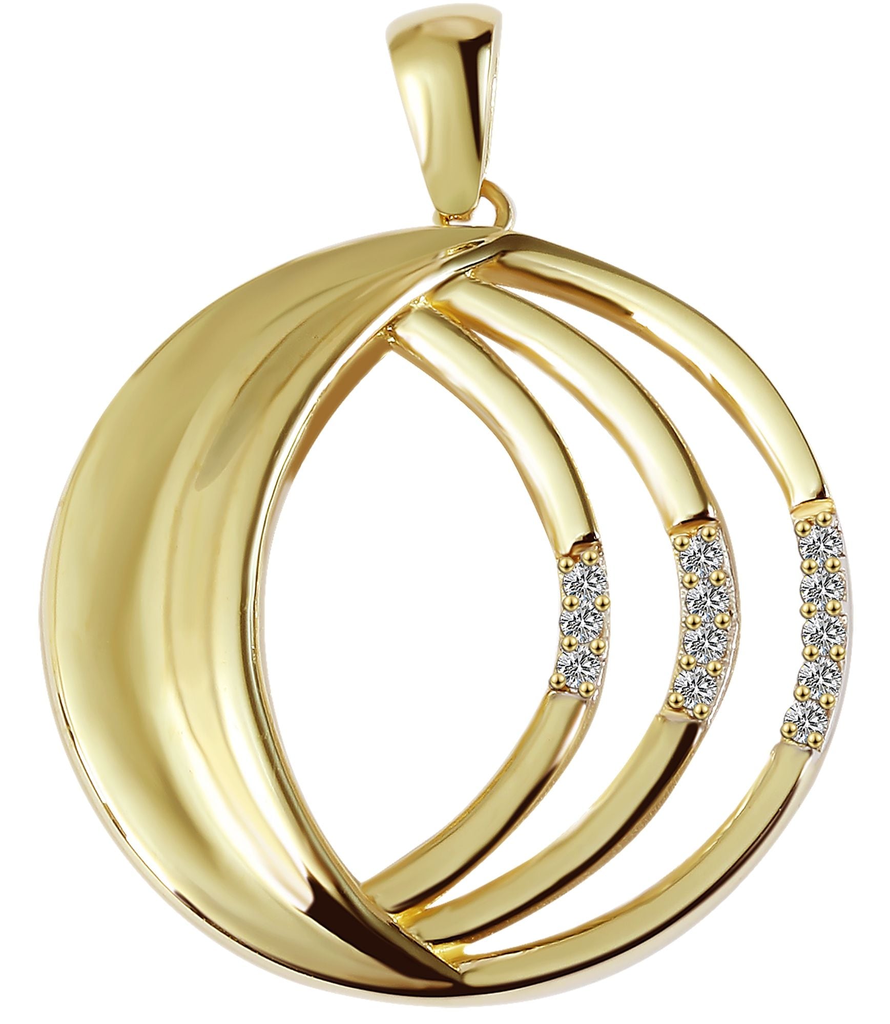 Adelia´s Kettenanhänger »Damen Anhänger aus 333 Gold mit Zirkonia«