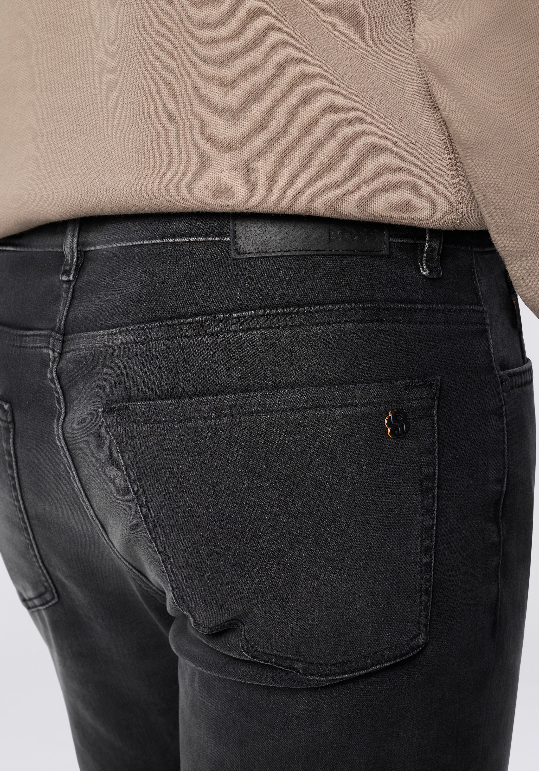 BOSS ORANGE Regular-fit-Jeans »RE.MAINE BO«, mit BOSS-Lederbadge