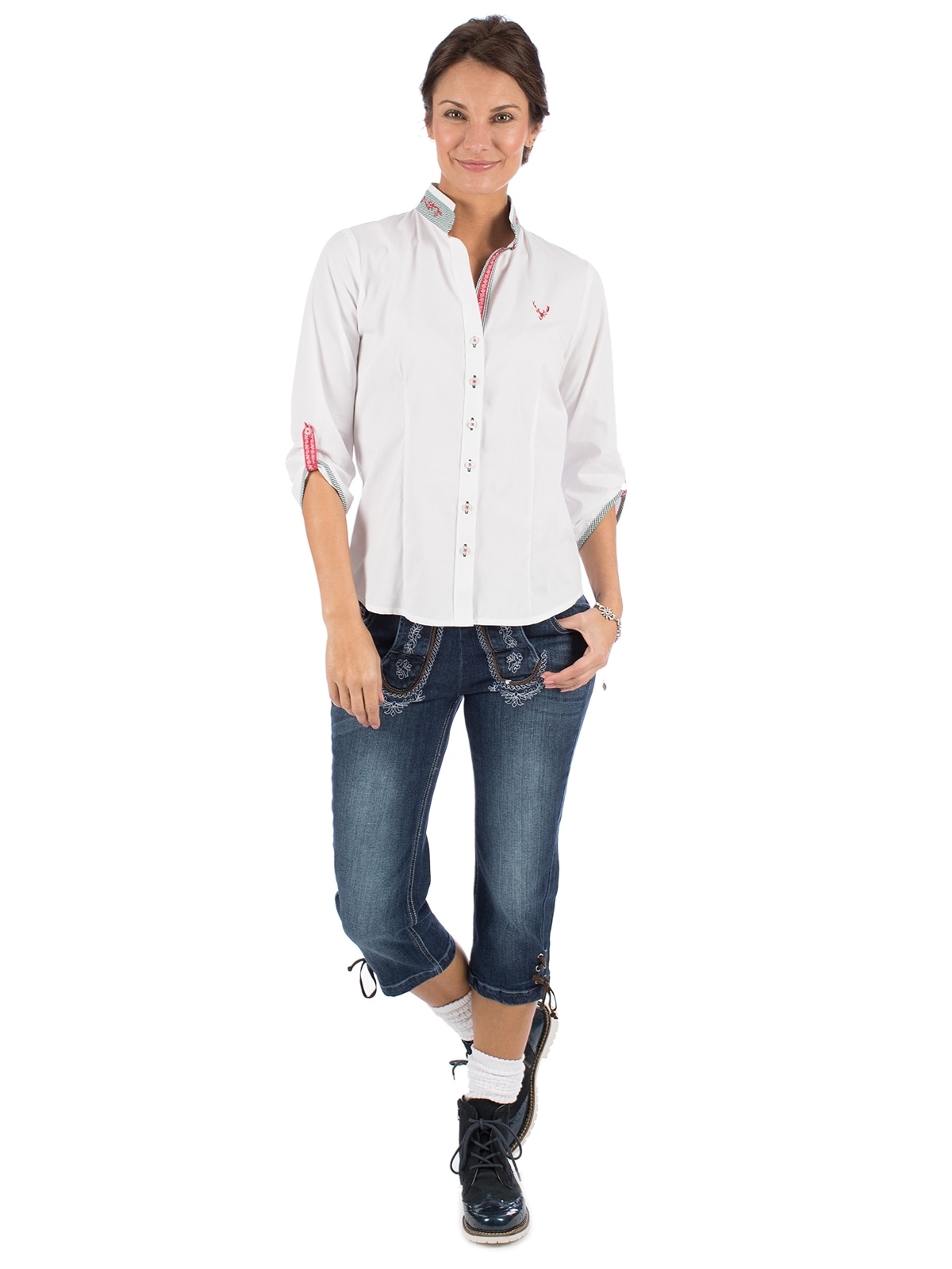OS-Trachten Trachtenbluse »Trachtenbluse 450004-3684«