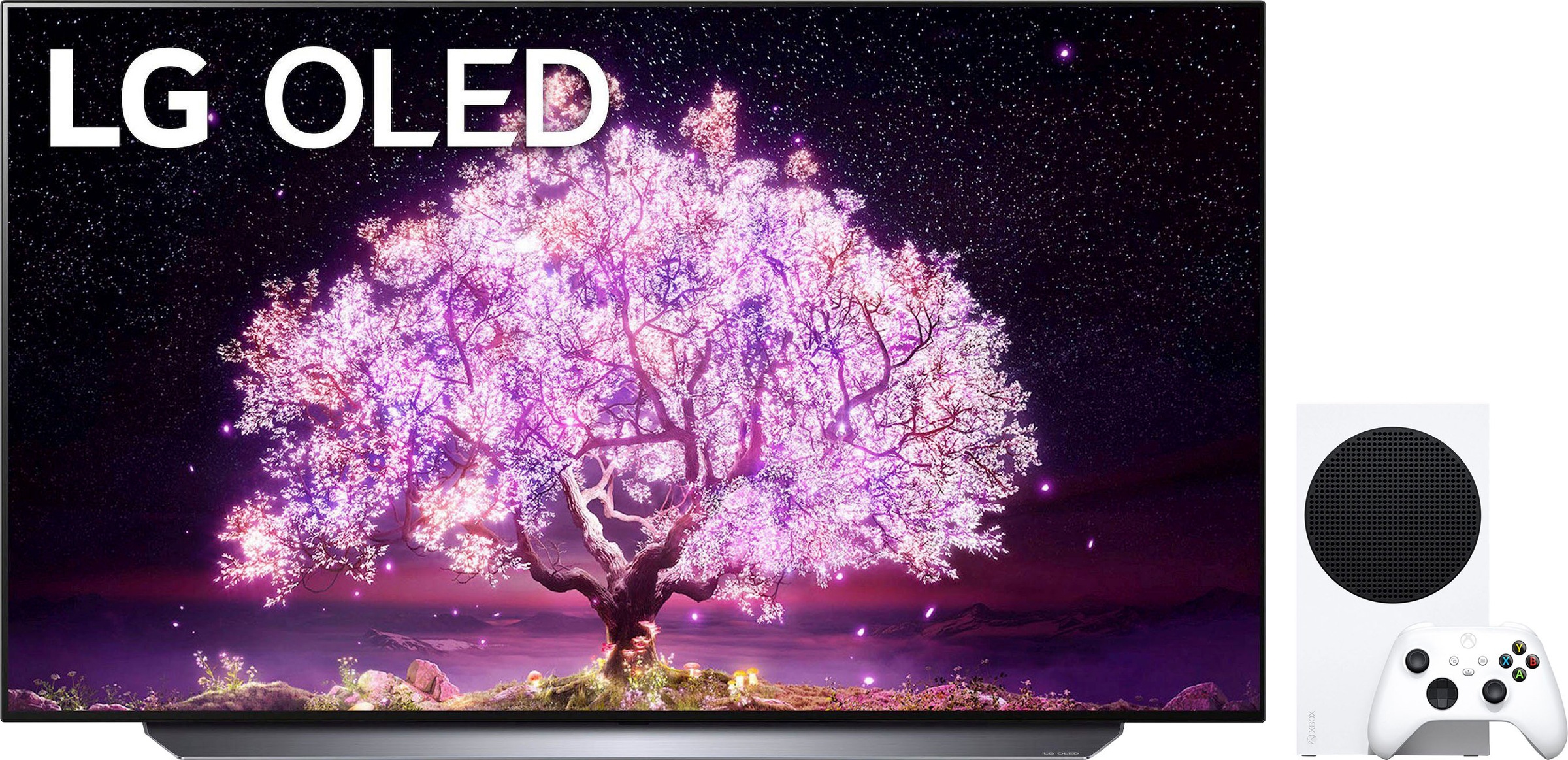 LG LED-Fernseher »OLED48C17LB + Xbox Series S«, 121 cm/48 Zoll, 4K Ultra HD, Smart-TV, OLED48C17LB und Xbox Series S