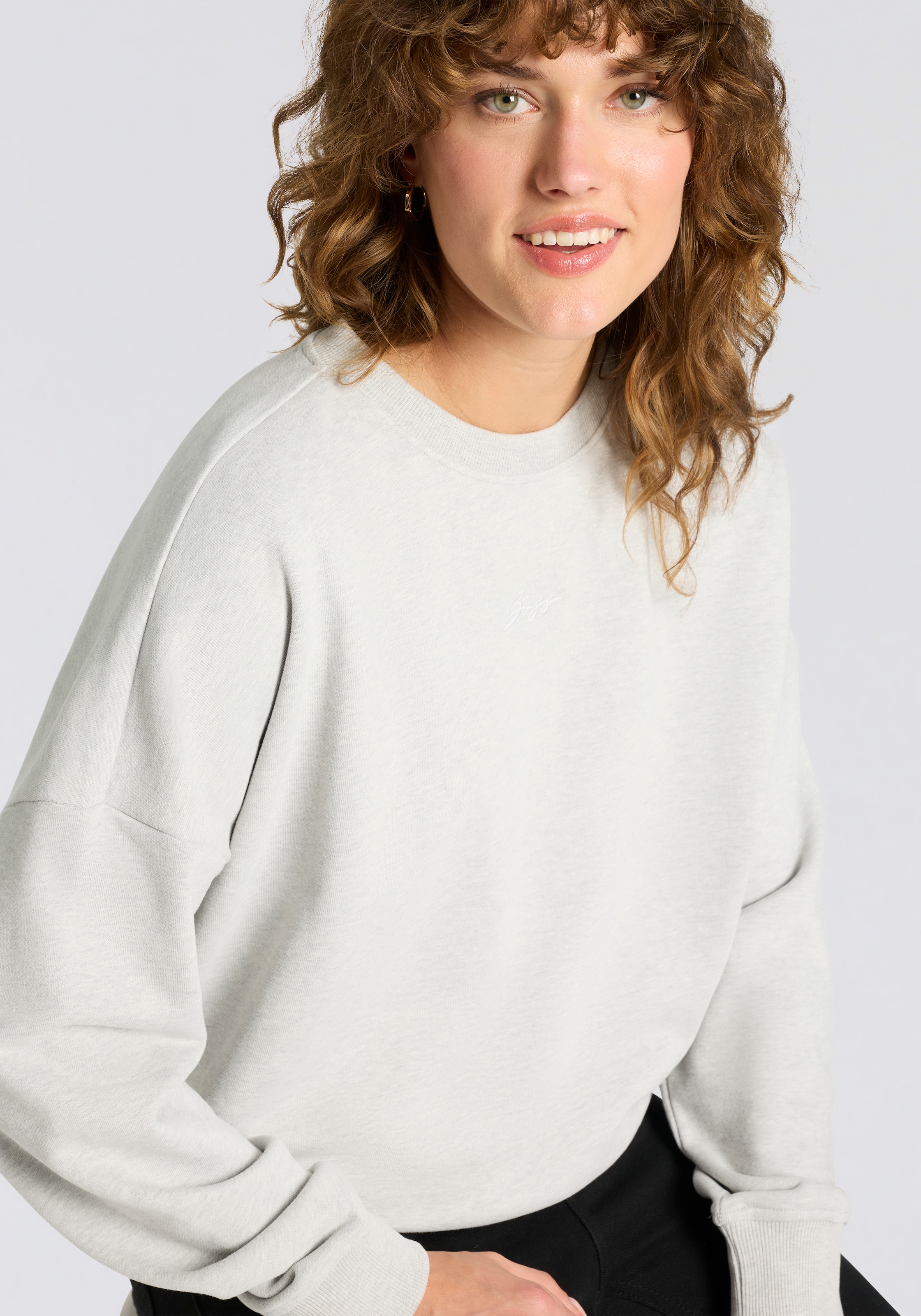 BOSS ORANGE Sweatshirt »Esweaty Premium Damenmode«, im Oversized Look
