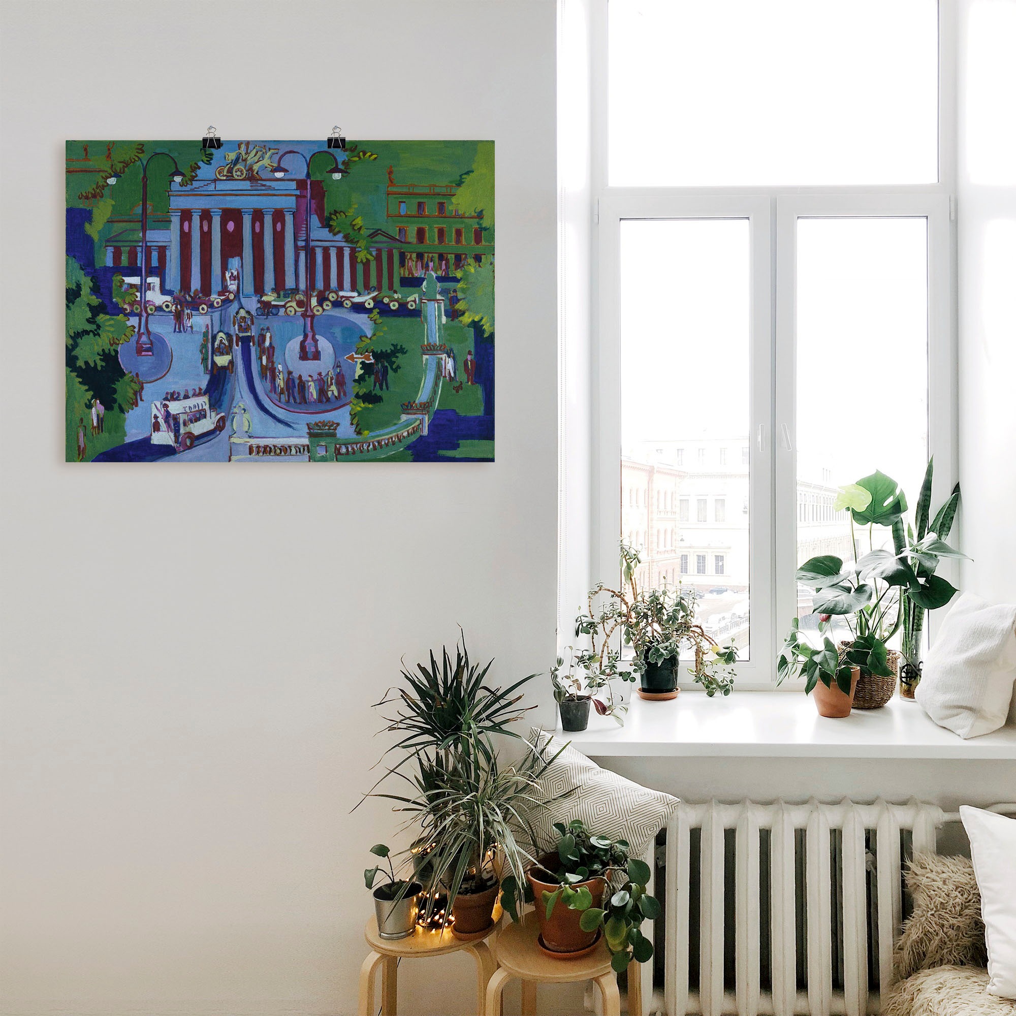 Artland Wandbild »Brandenburger Tor.«, Deutschland, (1 St.), als Leinwandbild, Wandaufkleber oder Poster in versch. Größen