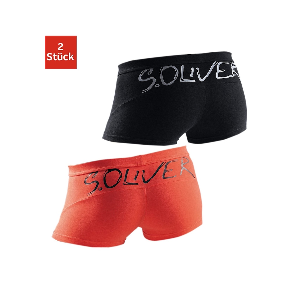 s.Oliver Boxershorts, (Packung, 2 St.)