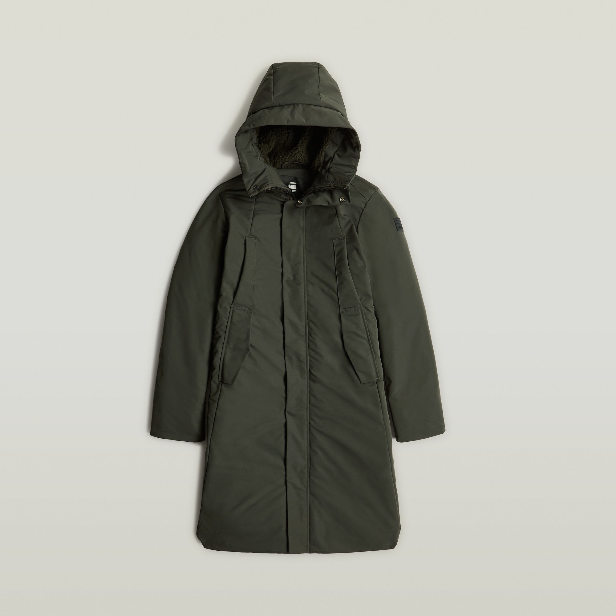 G-STAR Langjacke »Vodan 2.0 Long Jacket« mit Kapuze in der Taille verstellbar