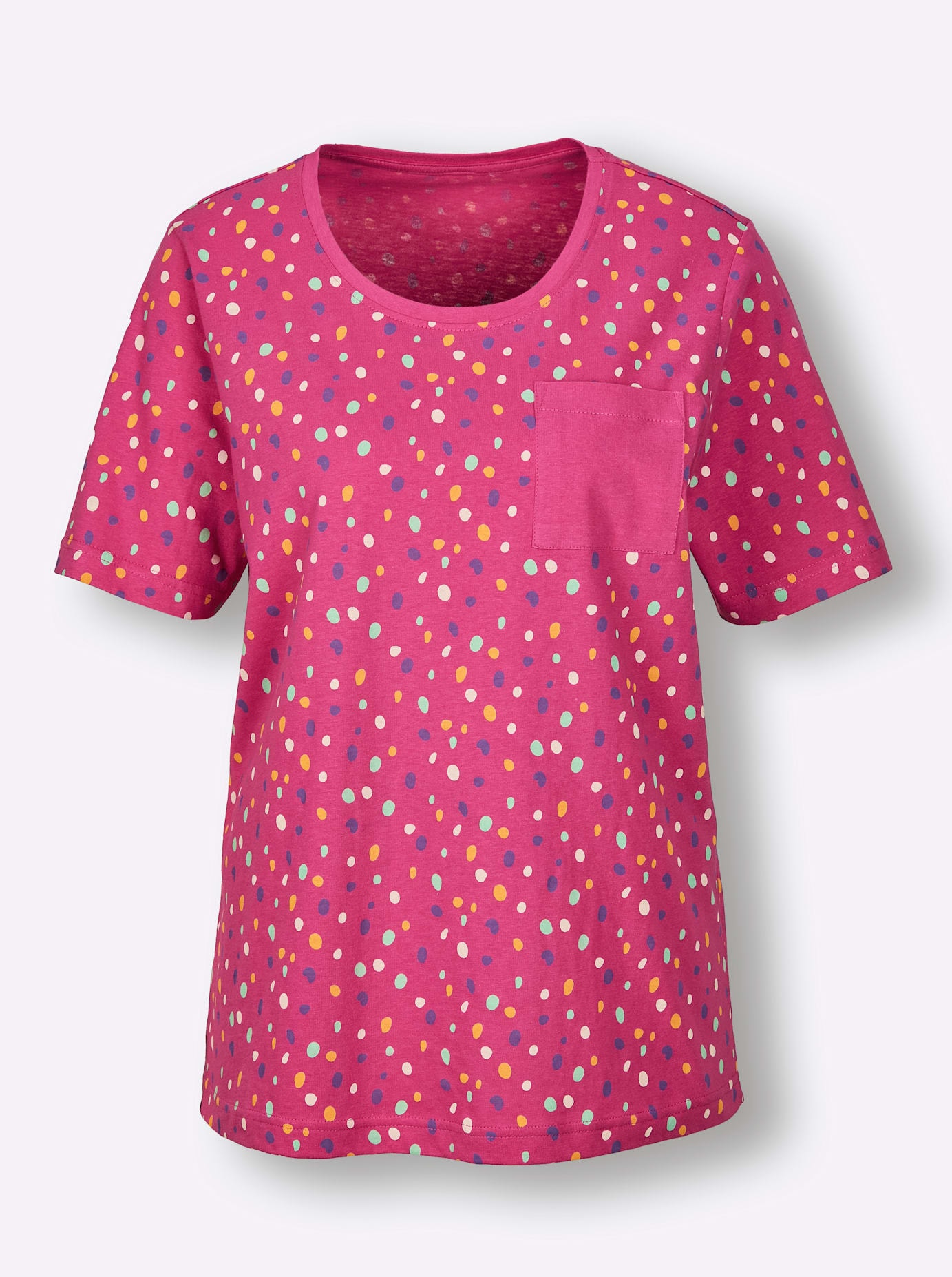 wäschepur Kurzarmshirt »Schlafanzug-Shirt«, (1 tlg.)