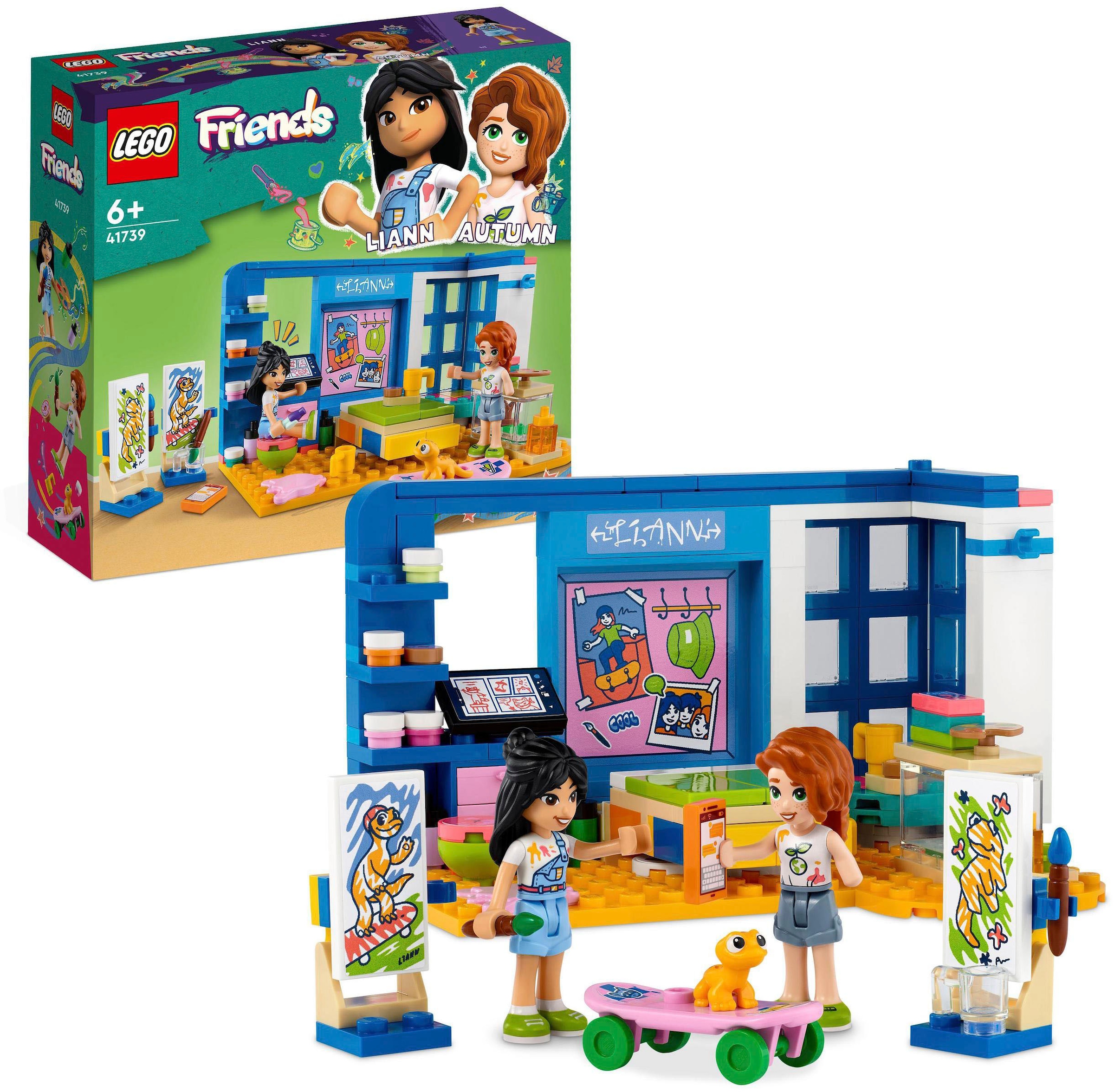 LEGO® Konstruktionsspielsteine »Lianns Zimmer (41739), LEGO® Friends«, (204 St.), Made... kaufen