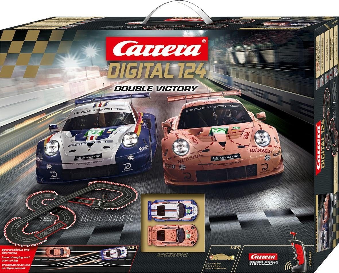 Carrera® Autorennbahn »Carrera® Digital 124 - Double Victory«, (Set)