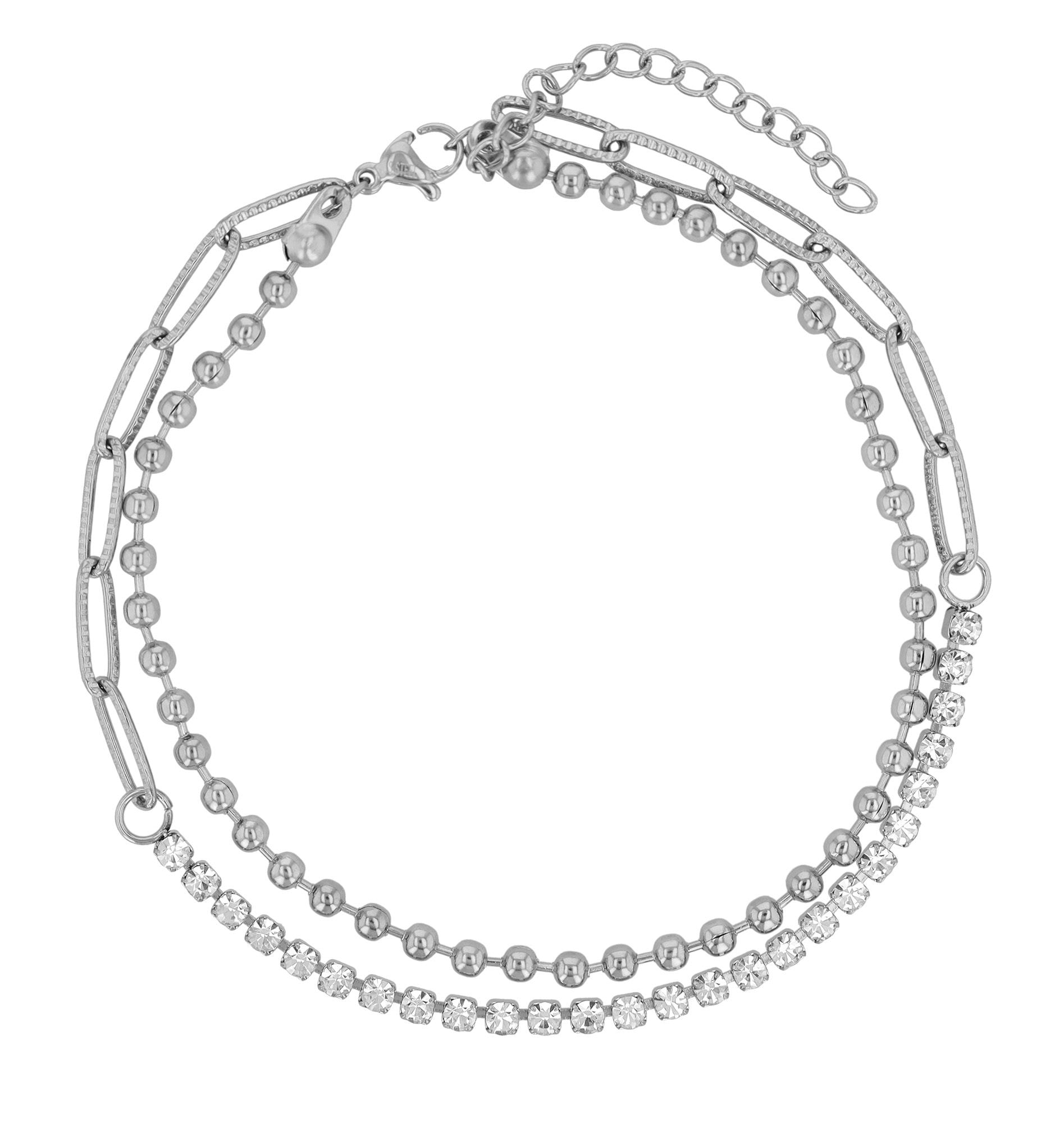 Adelia´s Fußkette »Damen Fußkettchen ¿ aus Edelstahl«