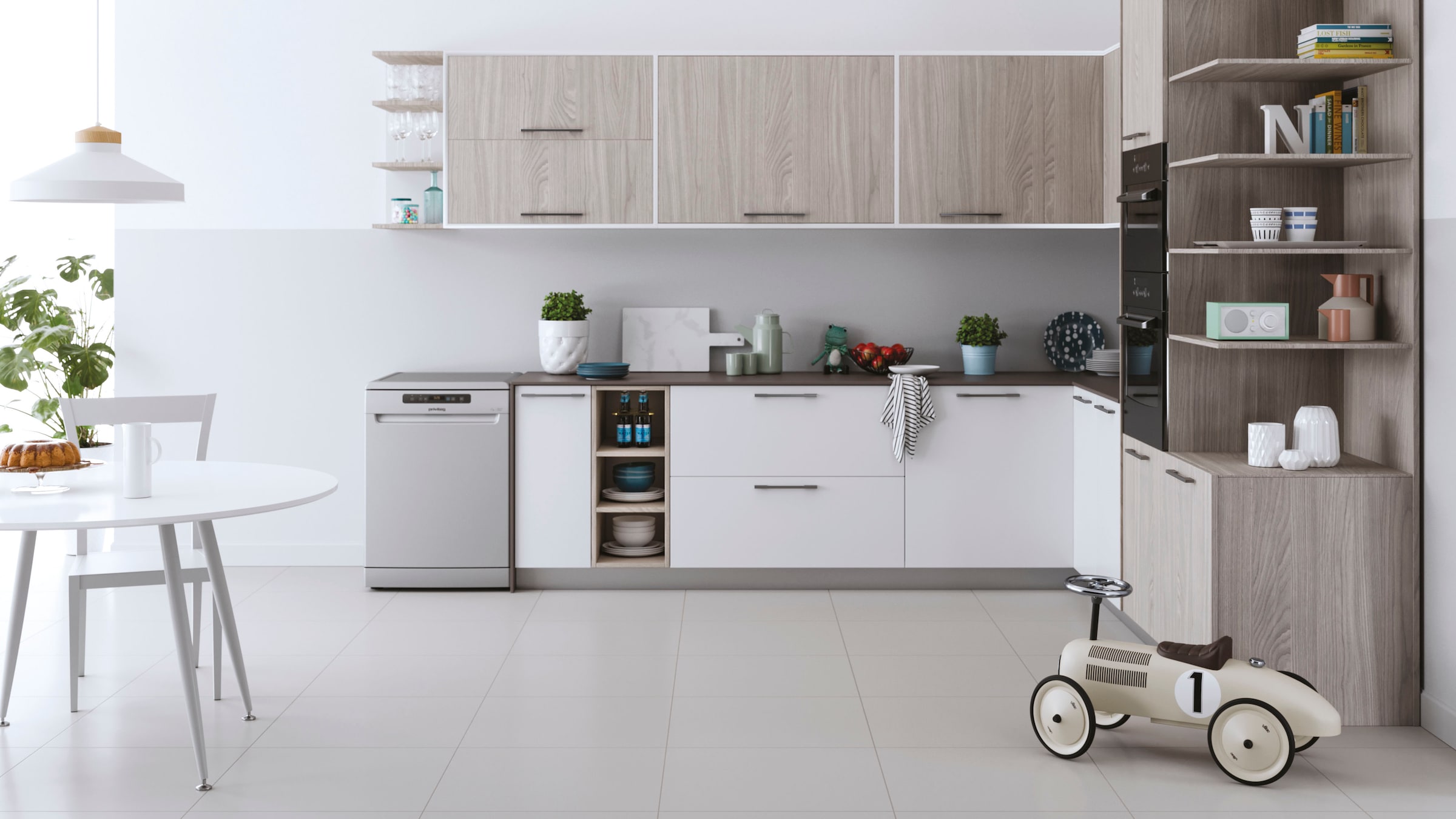 Privileg Standgeschirrspüler »P0F ECO D541 S«, 14 Maßgedecke, 14 Maßgedecke, Fast&Clean 28’ – effektive Reinigung in 28 Minuten