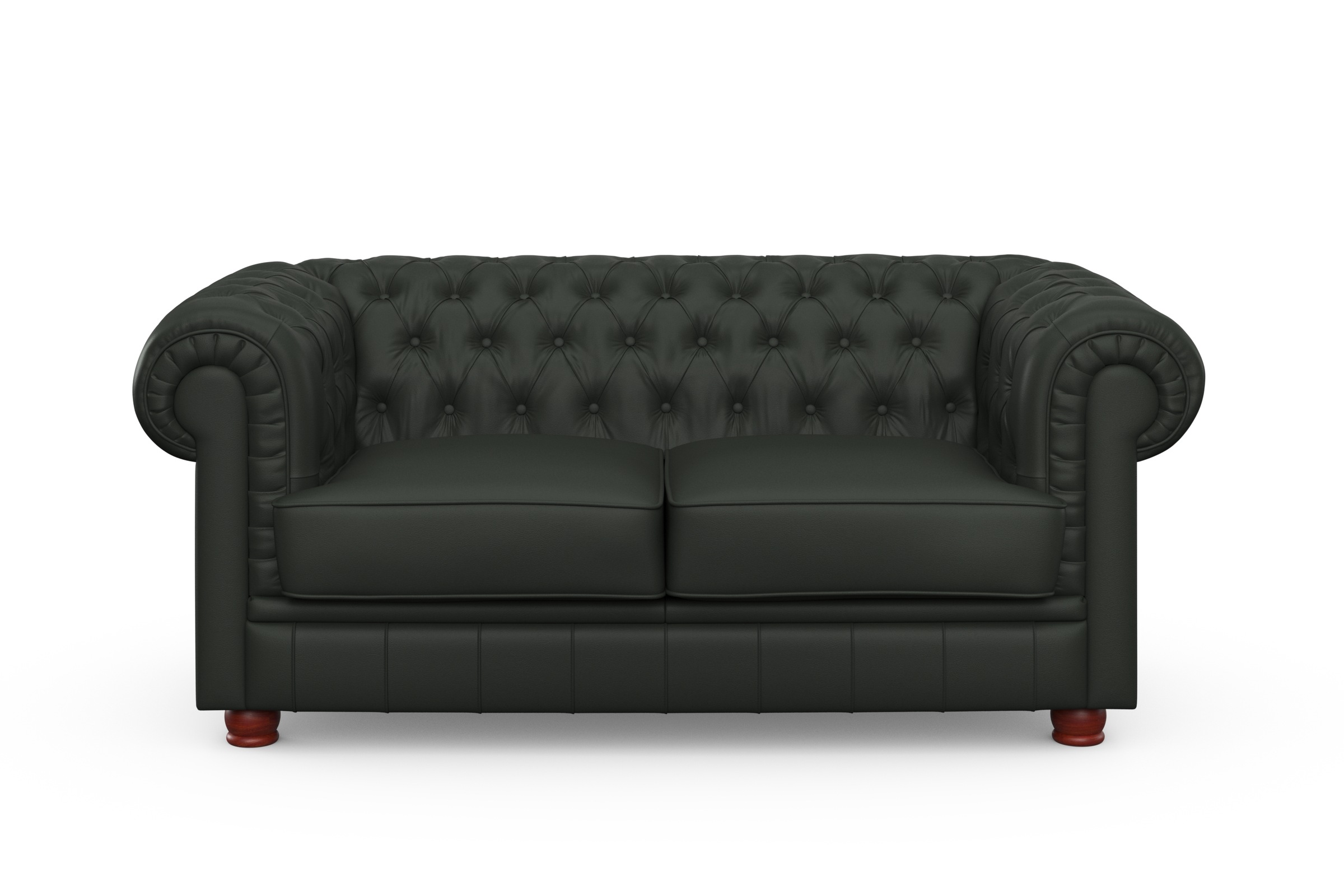 Max Winzer® Chesterfield-Sofa »Kent 2-Sitzer, edel und bequem, hochwertige Detailverarbeitung«, mit aufwendiger Knopfheftung, komfortable Armlehne, Breite 175 cm