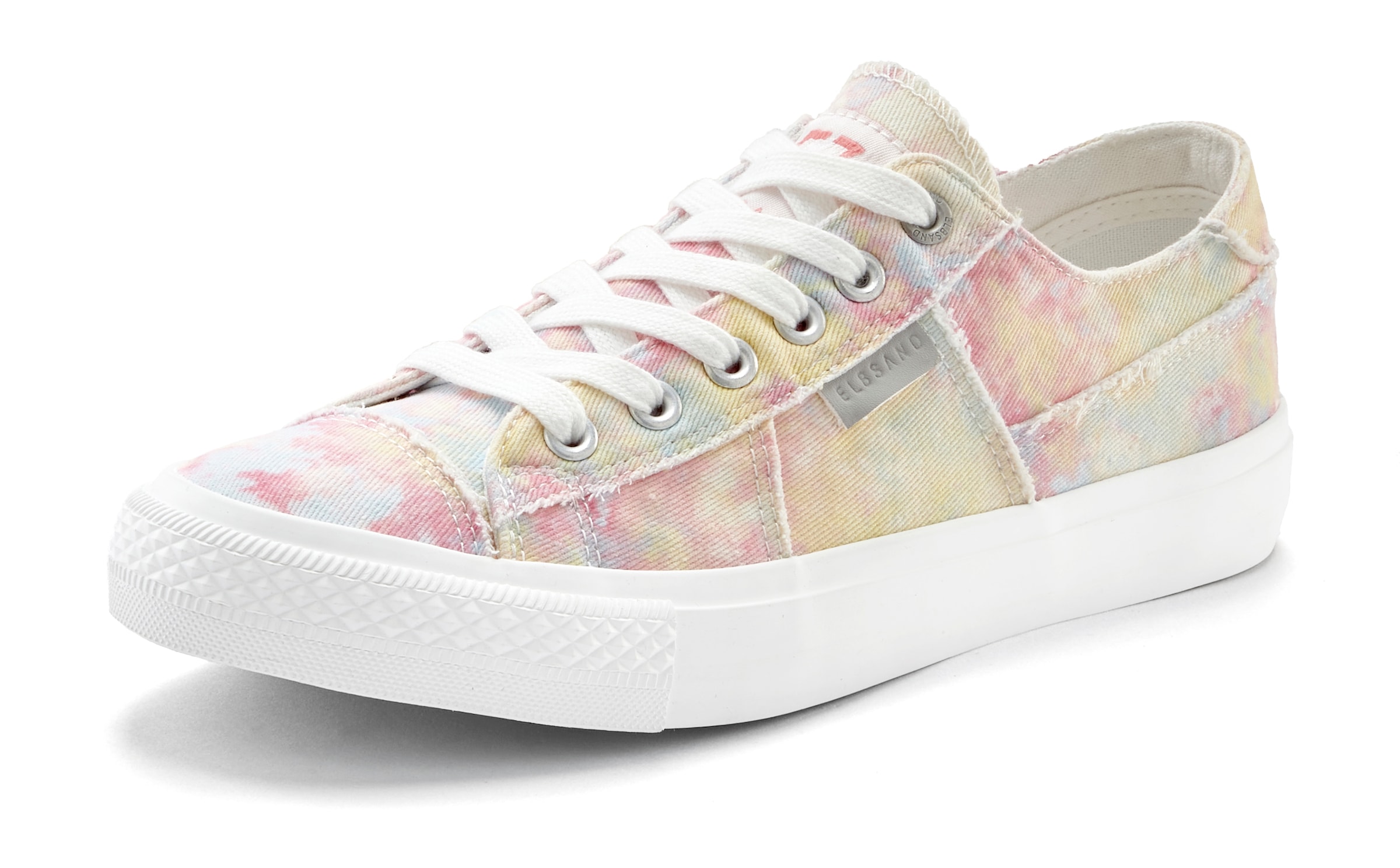 Elbsand Sneaker, Schnürhalbschuh, Freizeitschuh aus Textil, Used-Look VEGAN