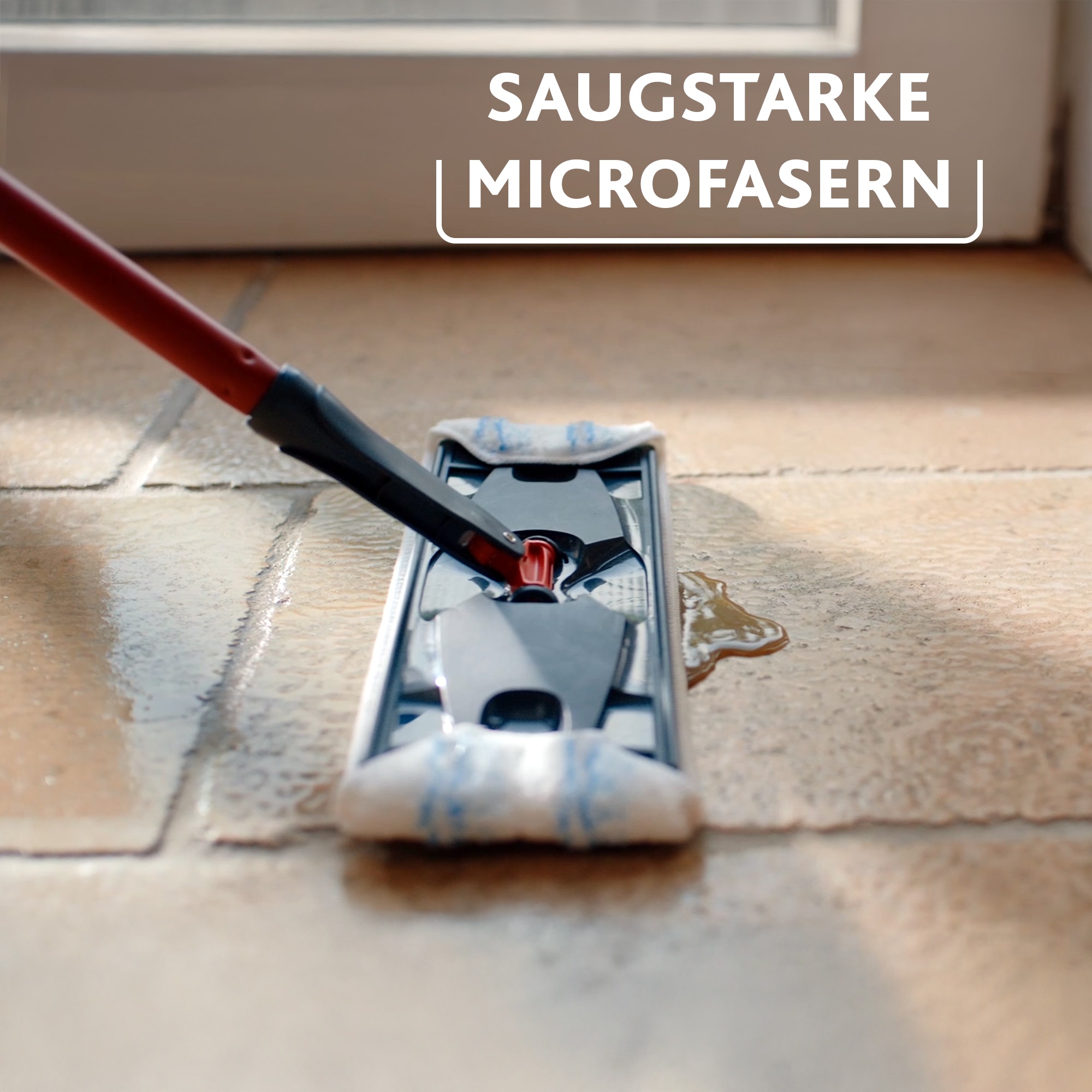 Vileda Wischbezug »Vileda H2Pro Flatmop Ersatzbezug« (Mikrofaser 11 cmx23 cm 1 Stk. tlg. Ersatzbezug für das Vileda H2PRO Flat Mop System