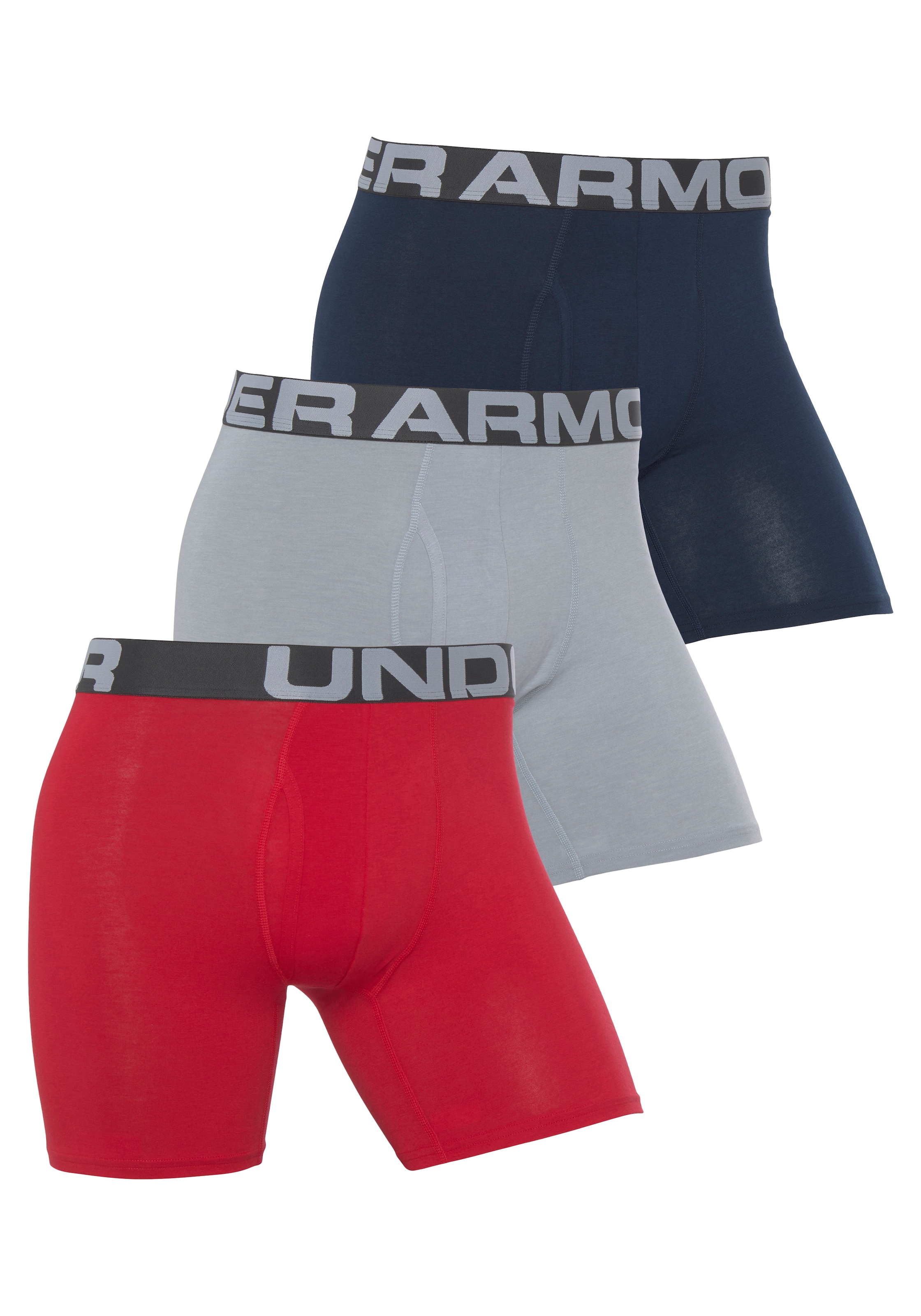 Under Armour® Boxershorts »CHARGED COTTON 6 in 1 PACK«, (Packung, 3 St.,  3er-Pack) online bestellen bei OTTO | Boxer anliegend